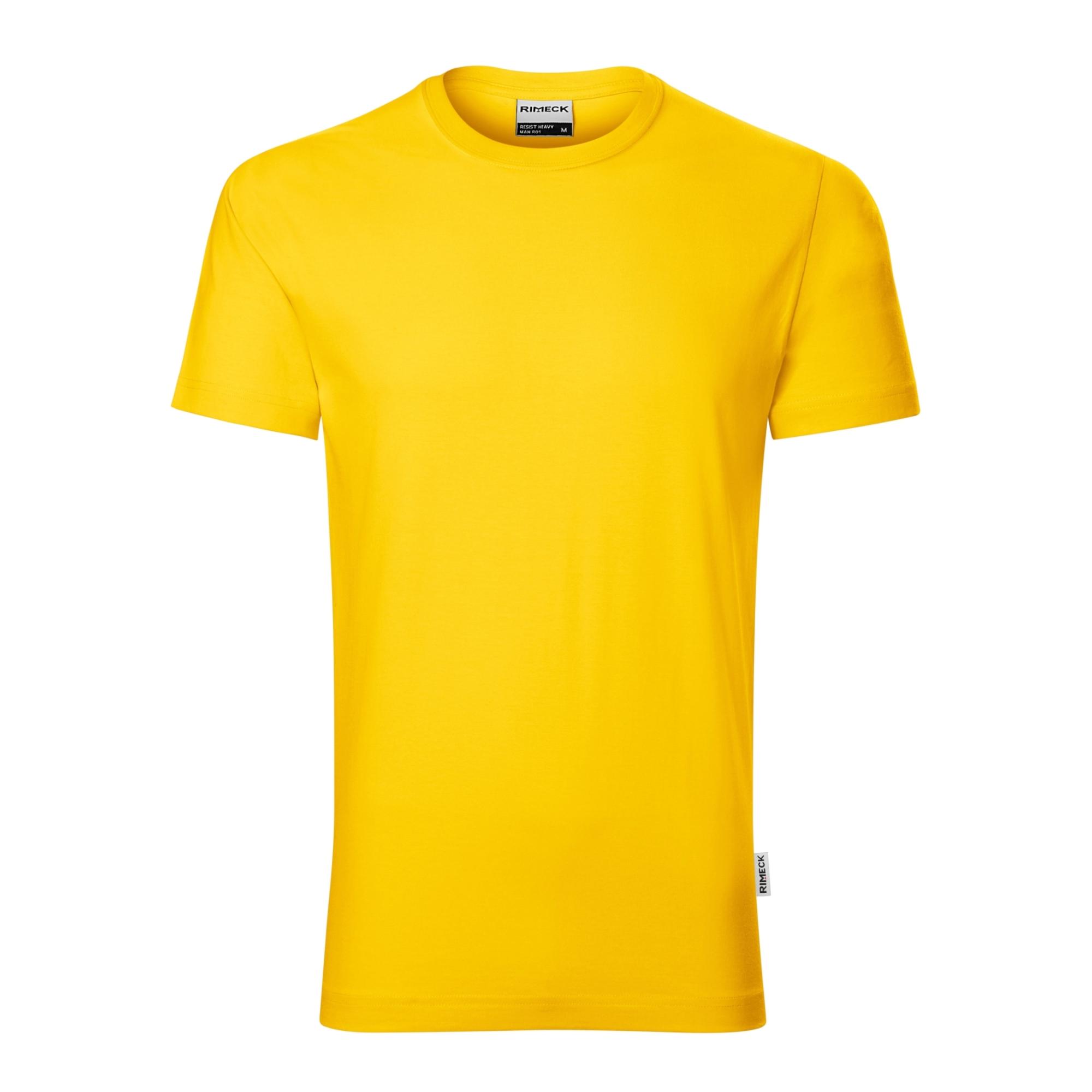 Tricou pentru bărbaţi Resist R01 galben 04 (brand label) L