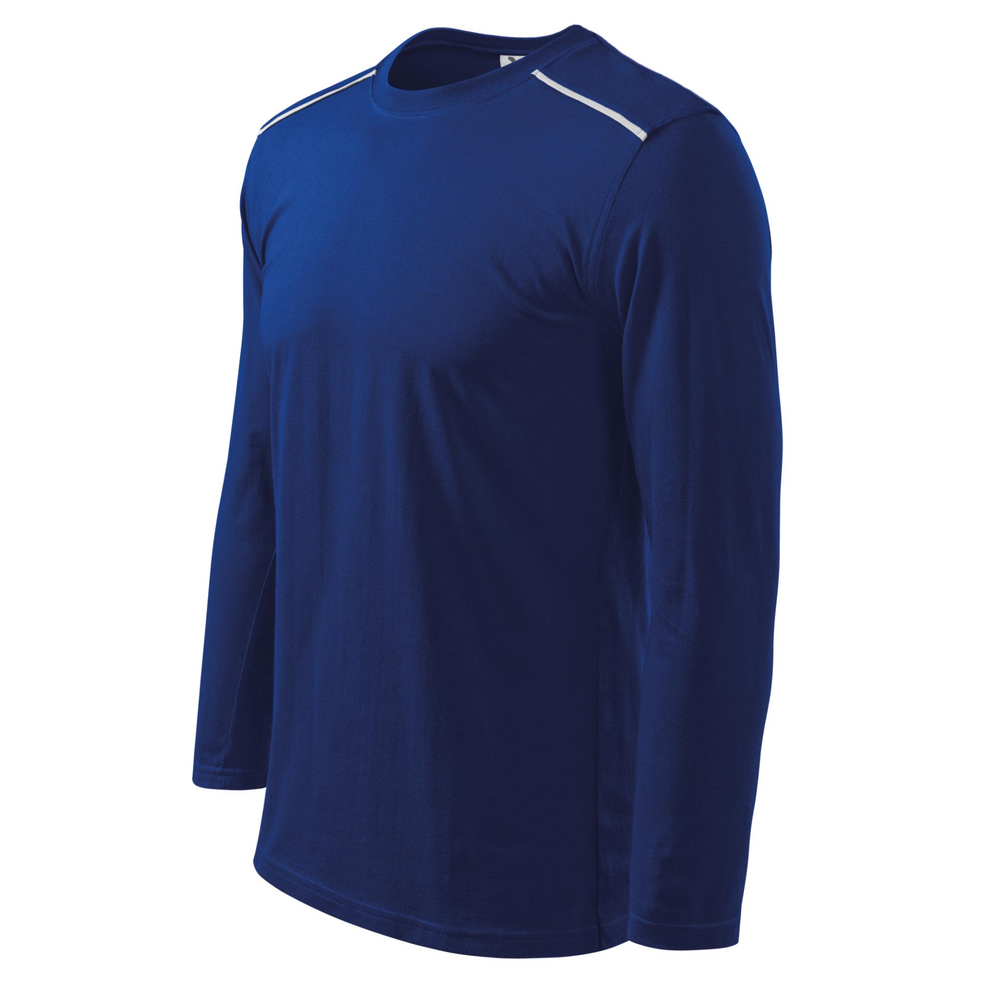 Tricou unisex Long Sleeve 112 Albastru regal