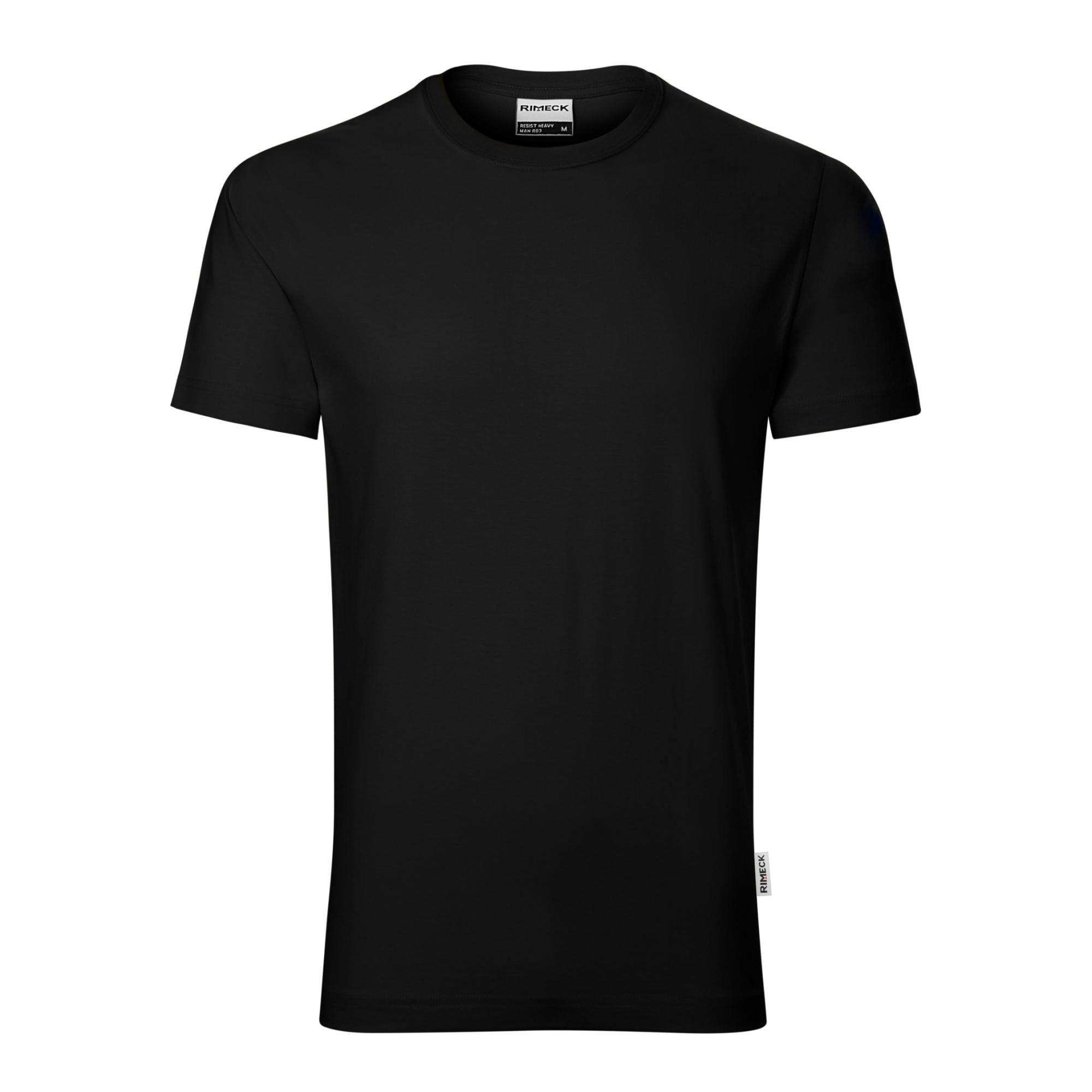 Tricou pentru bărbaţi Resist heavy R03 negru 01 (brand label) S
