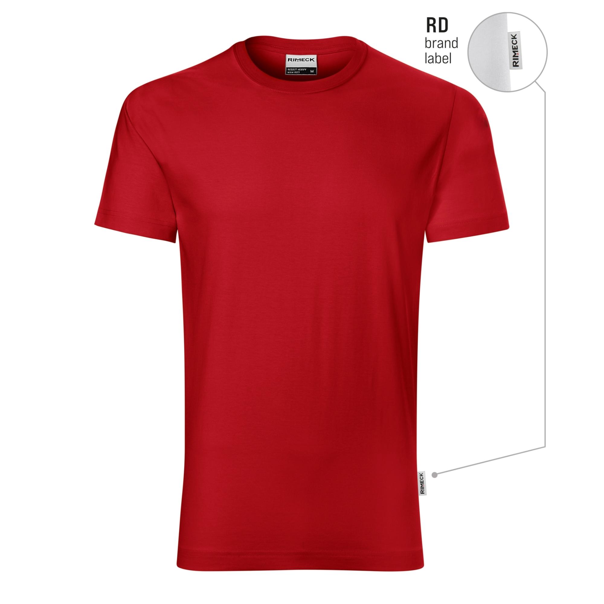 Tricou pentru bărbaţi Resist heavy R03 roşu 07 (brand label) XL