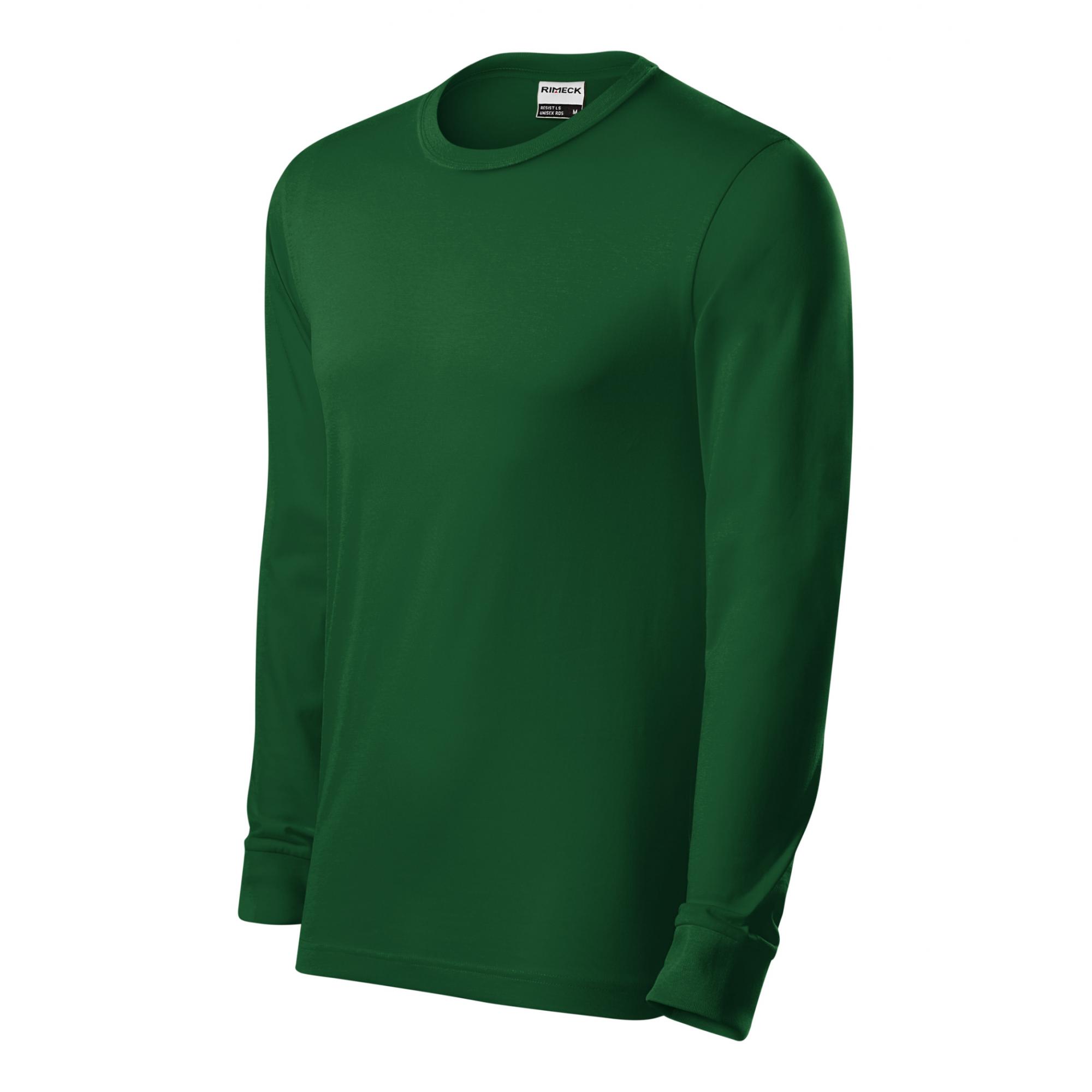 Tricou unisex Resist LS R05 Verde sticla 3XL