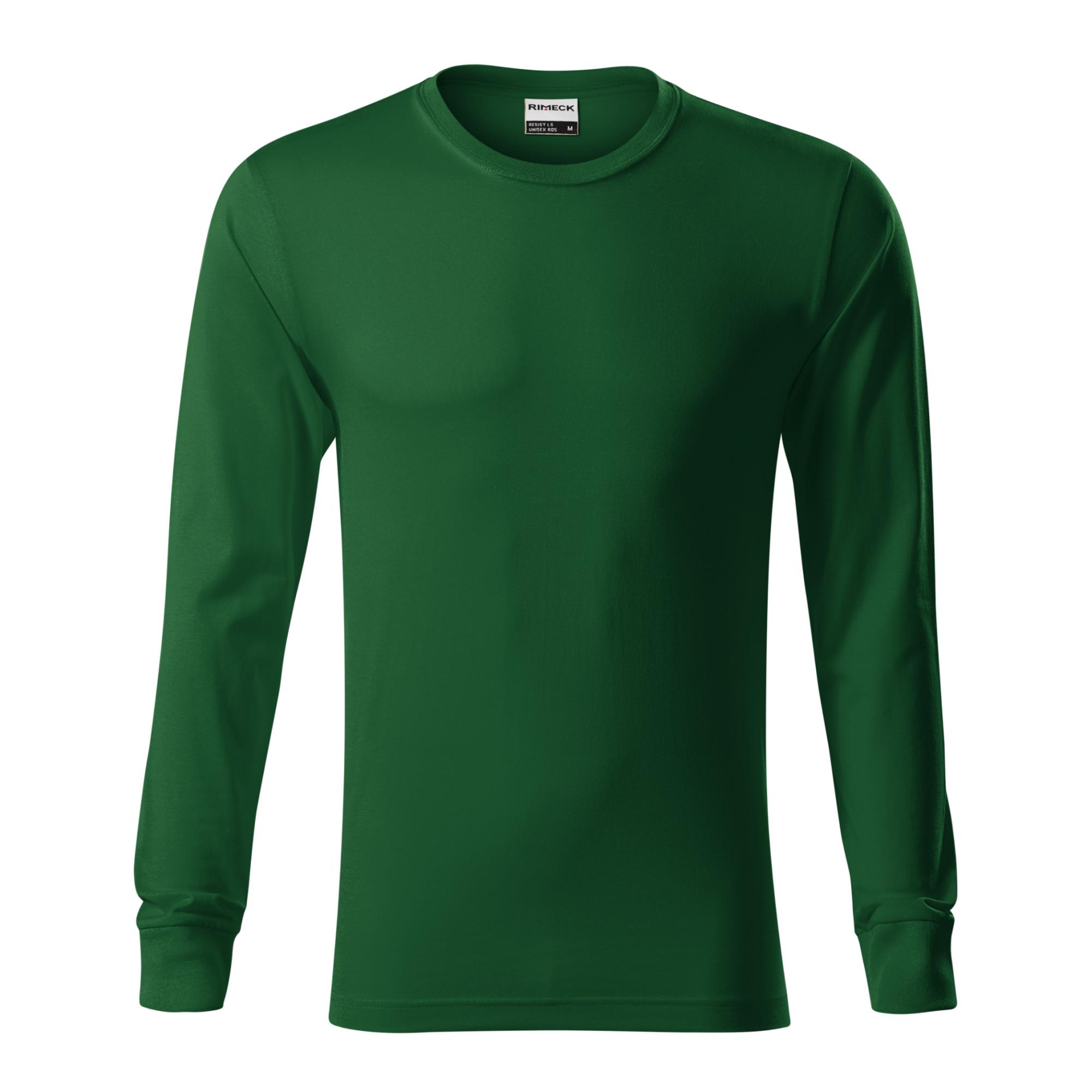 Tricou unisex Resist LS R05 Verde sticla XL