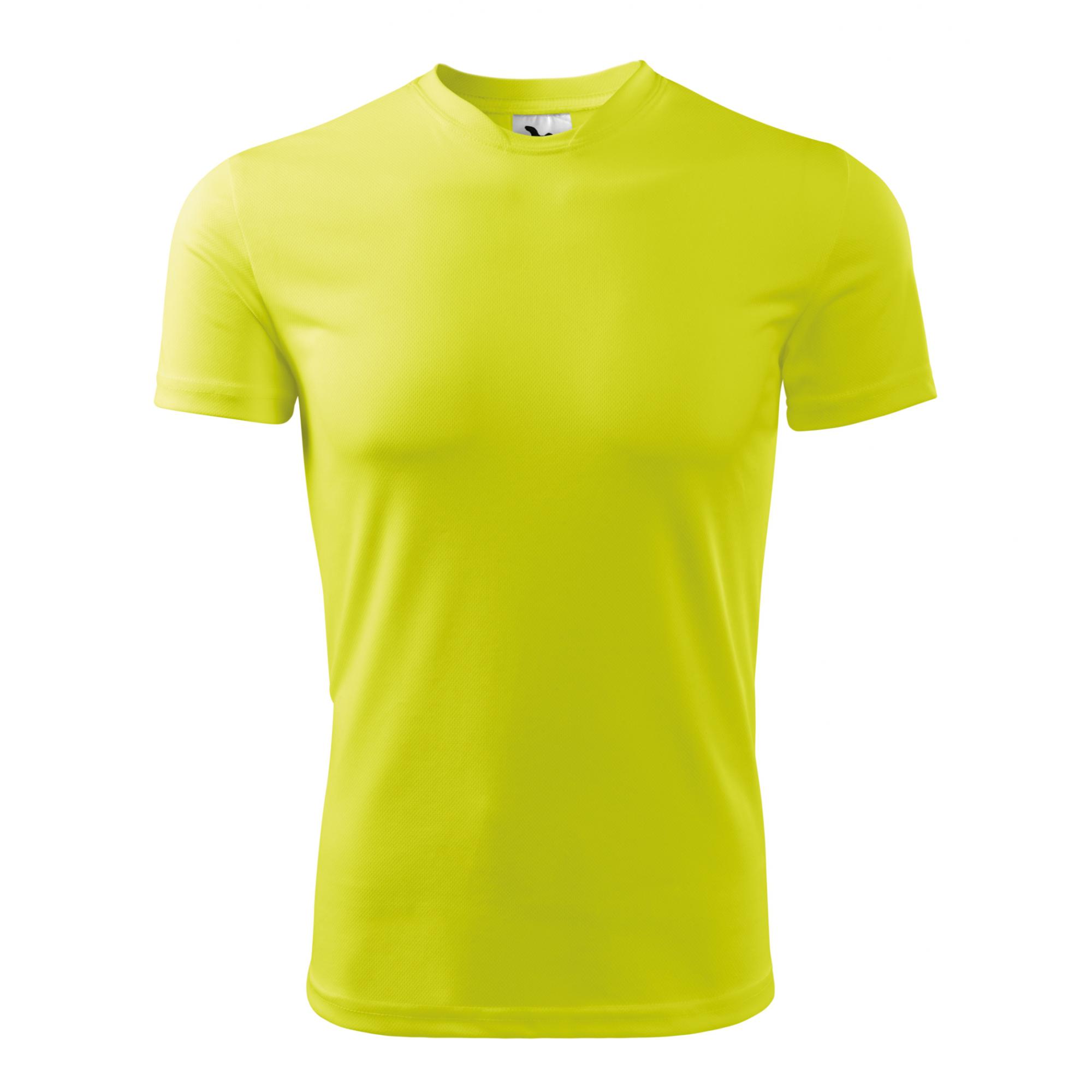 Tricou pentru bărbaţi Fantasy 124 Galben neon L