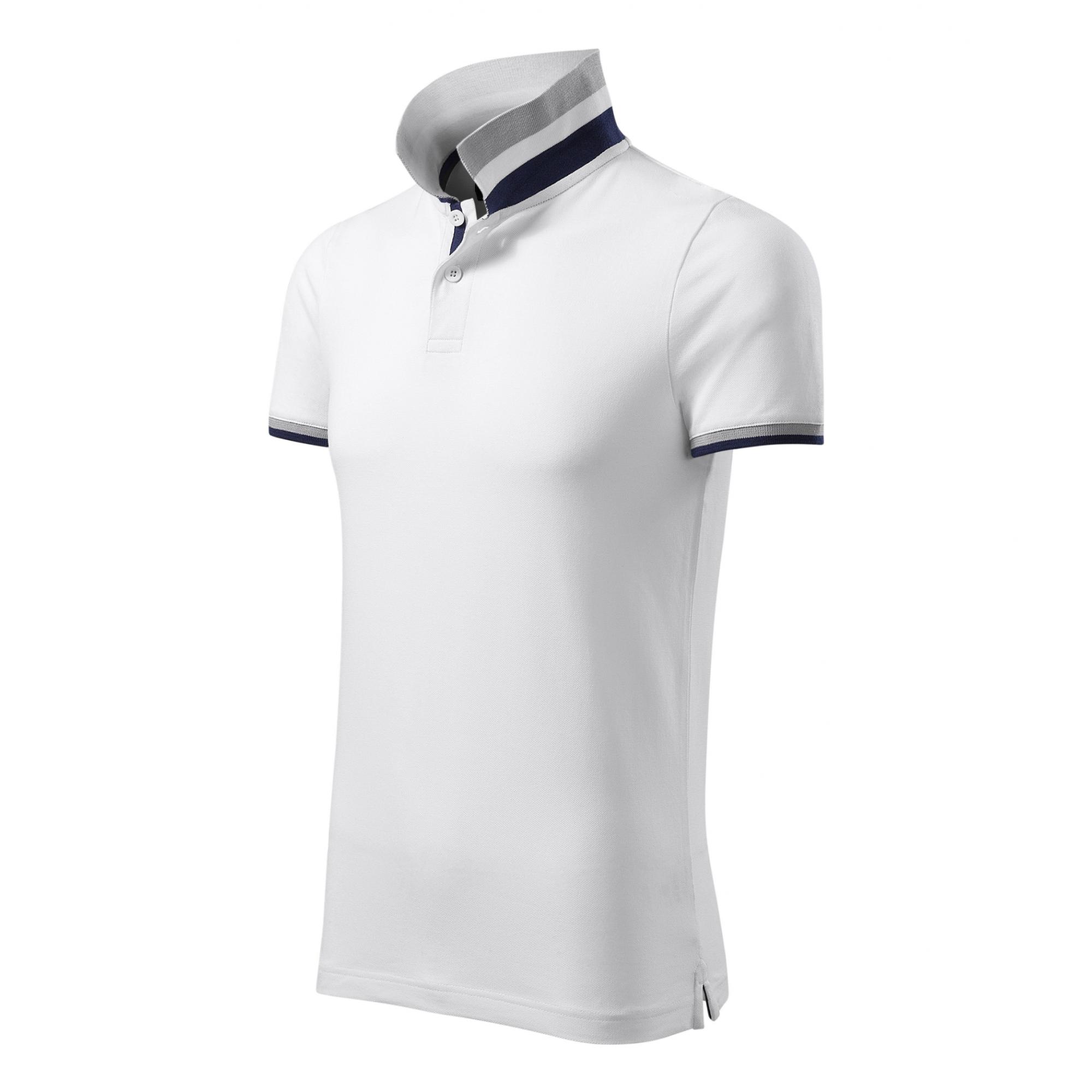 Tricou polo pentru bărbaţi Collar Up 256 Alb