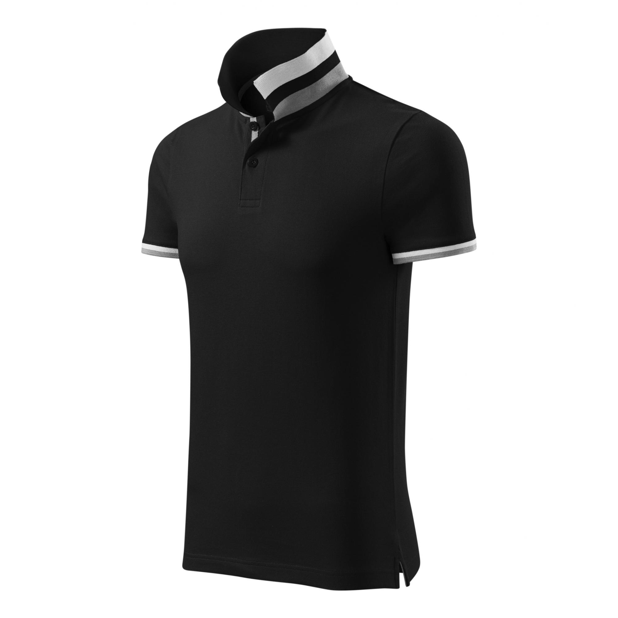 Tricou polo pentru bărbaţi Collar Up 256 Negru
