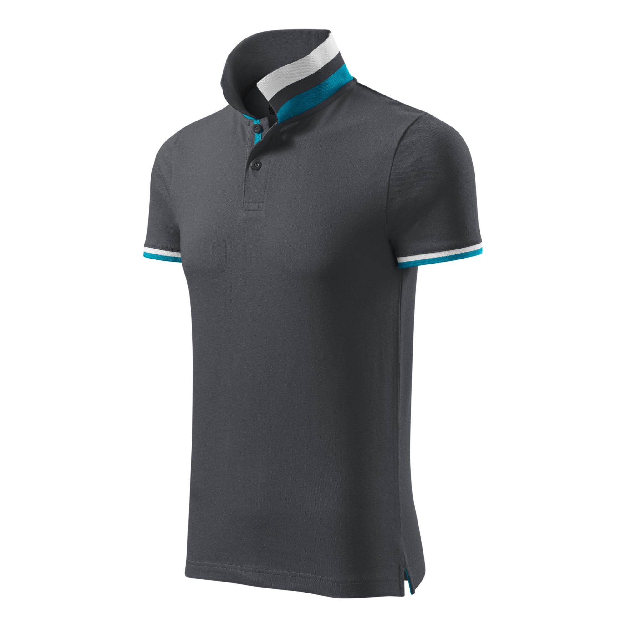 Tricou polo pentru bărbaţi Collar Up 256 Light anthracite