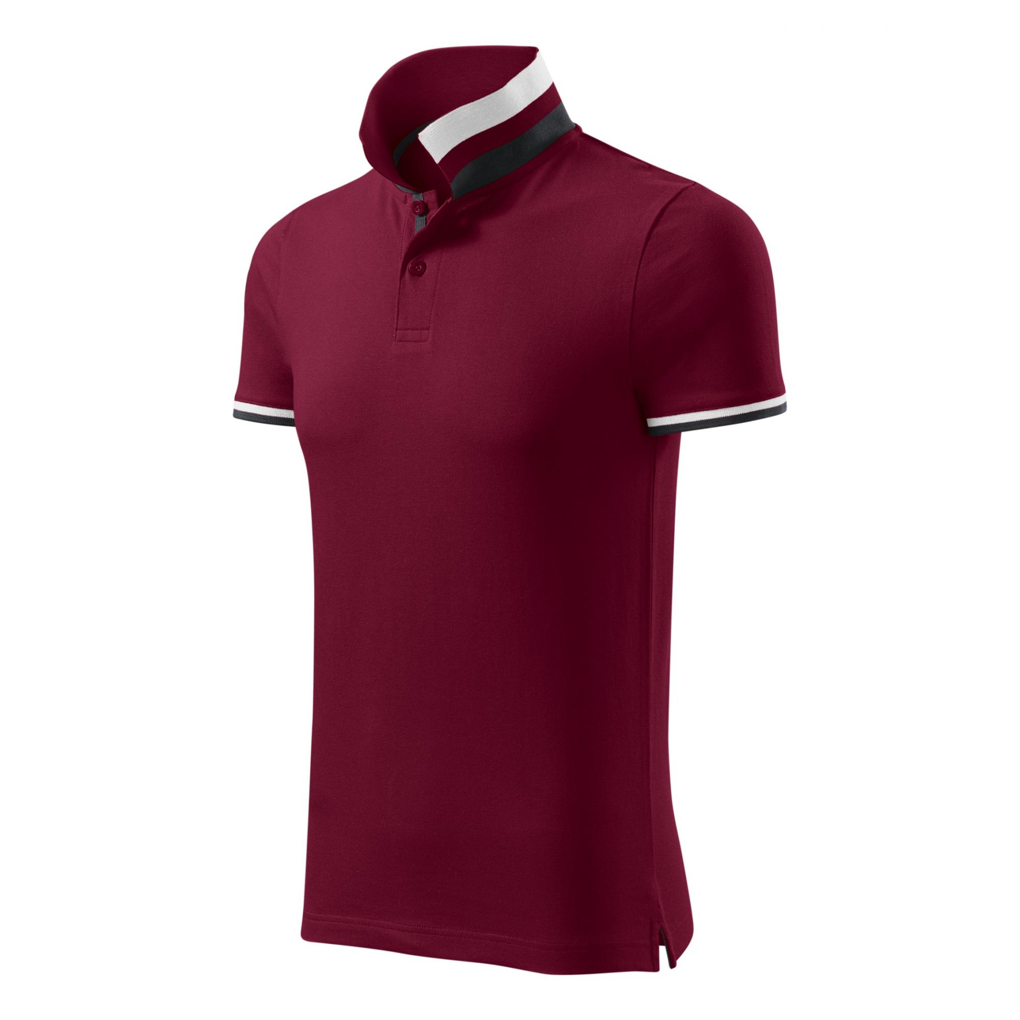 Tricou polo pentru bărbaţi Collar Up 256 Garnet