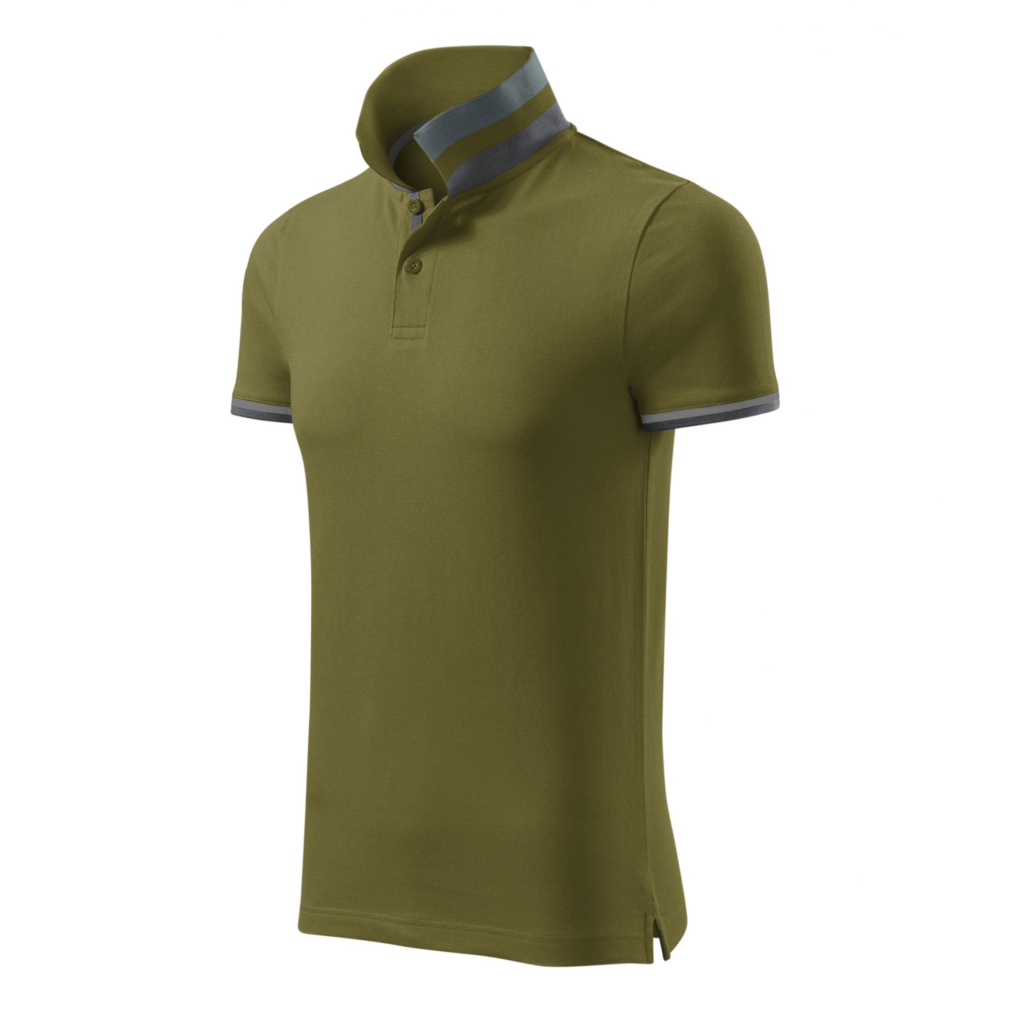 Tricou polo pentru bărbaţi Collar Up 256 Avocado green