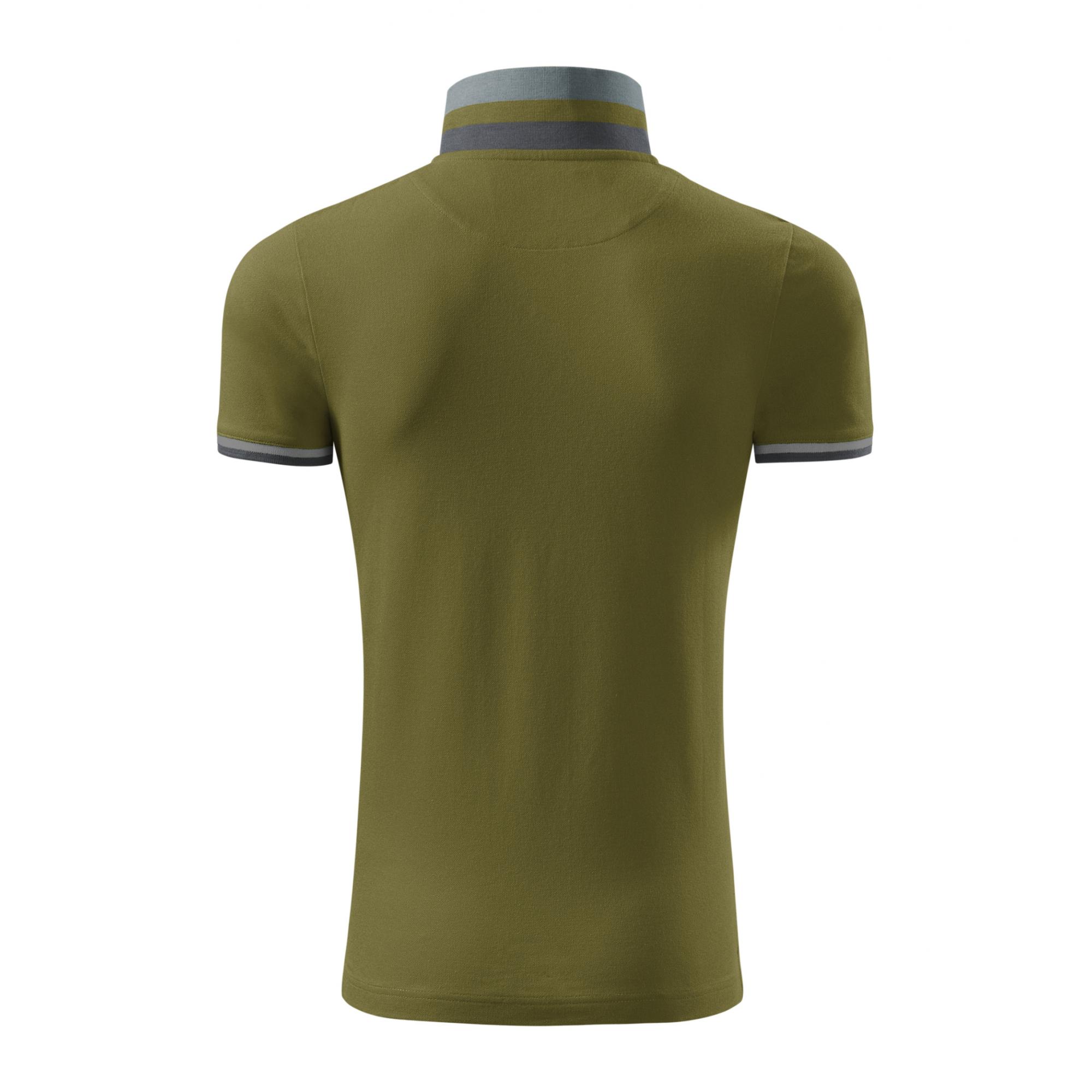 Tricou polo pentru bărbaţi Collar Up 256 Avocado green XXL