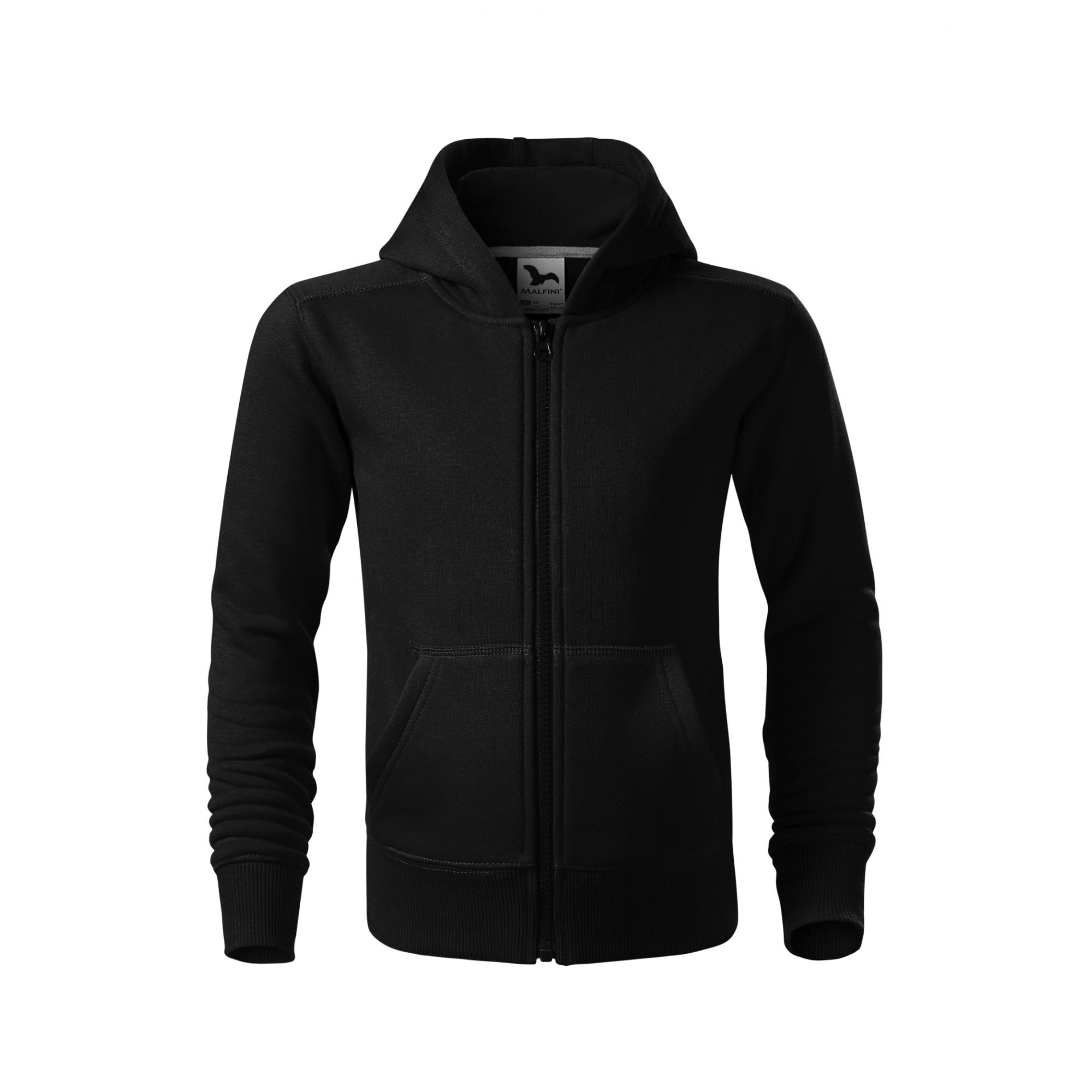 Hanorac pentru copii Trendy Zipper 412 Negru 12ani