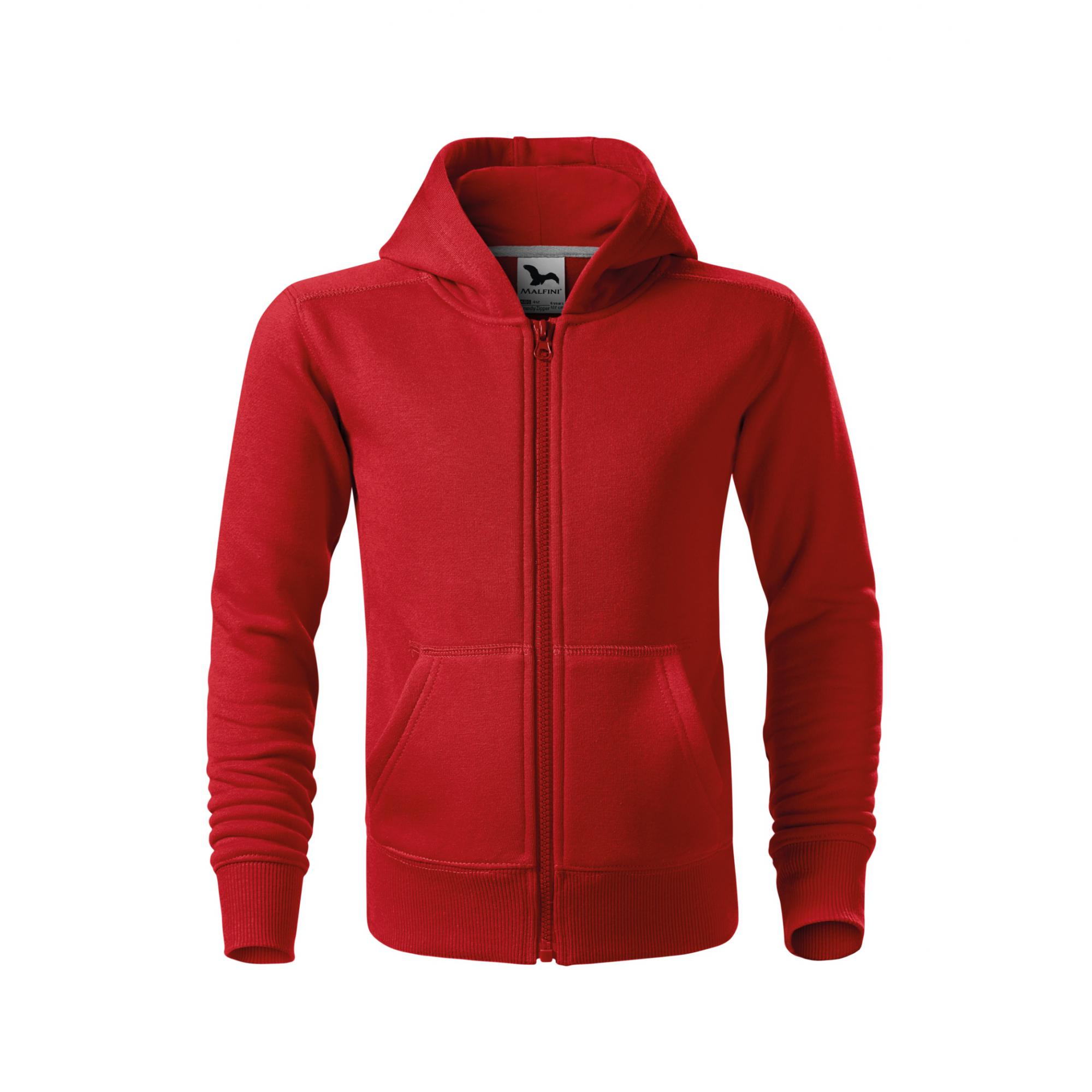 Hanorac pentru copii Trendy Zipper 412 Rosu 8ani