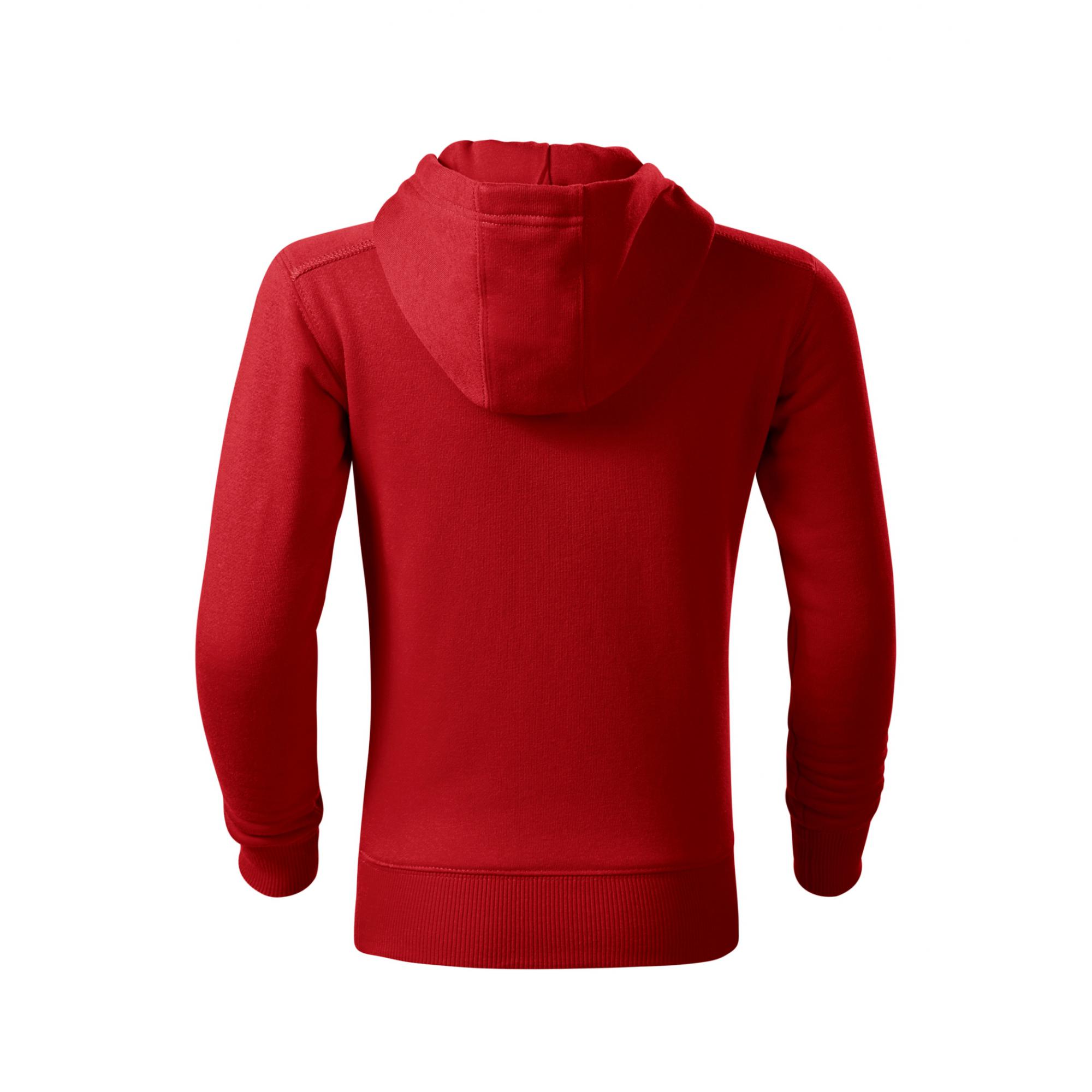 Hanorac pentru copii Trendy Zipper 412 Rosu 8ani