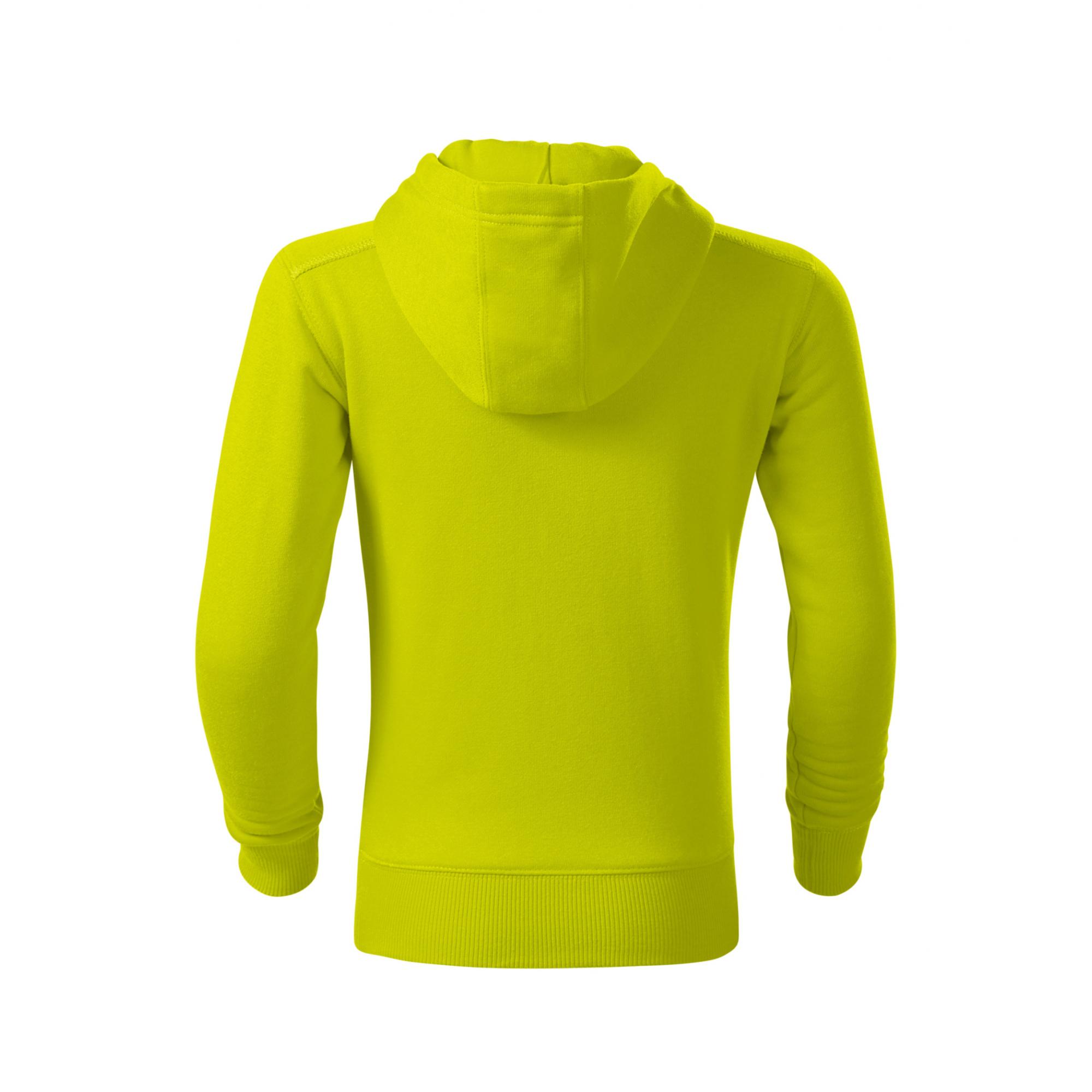 Hanorac pentru copii Trendy Zipper 412 Lime 12ani