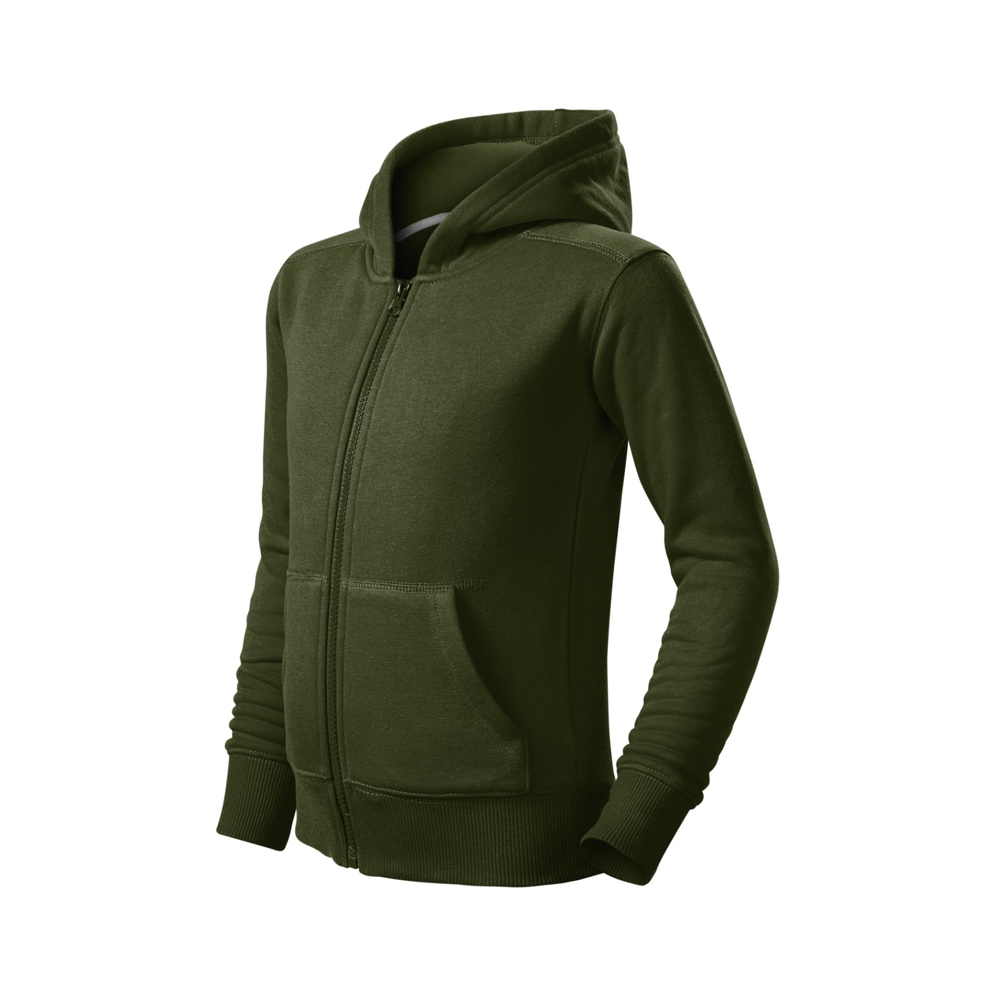 Hanorac pentru copii Trendy Zipper 412 Military 8 ani