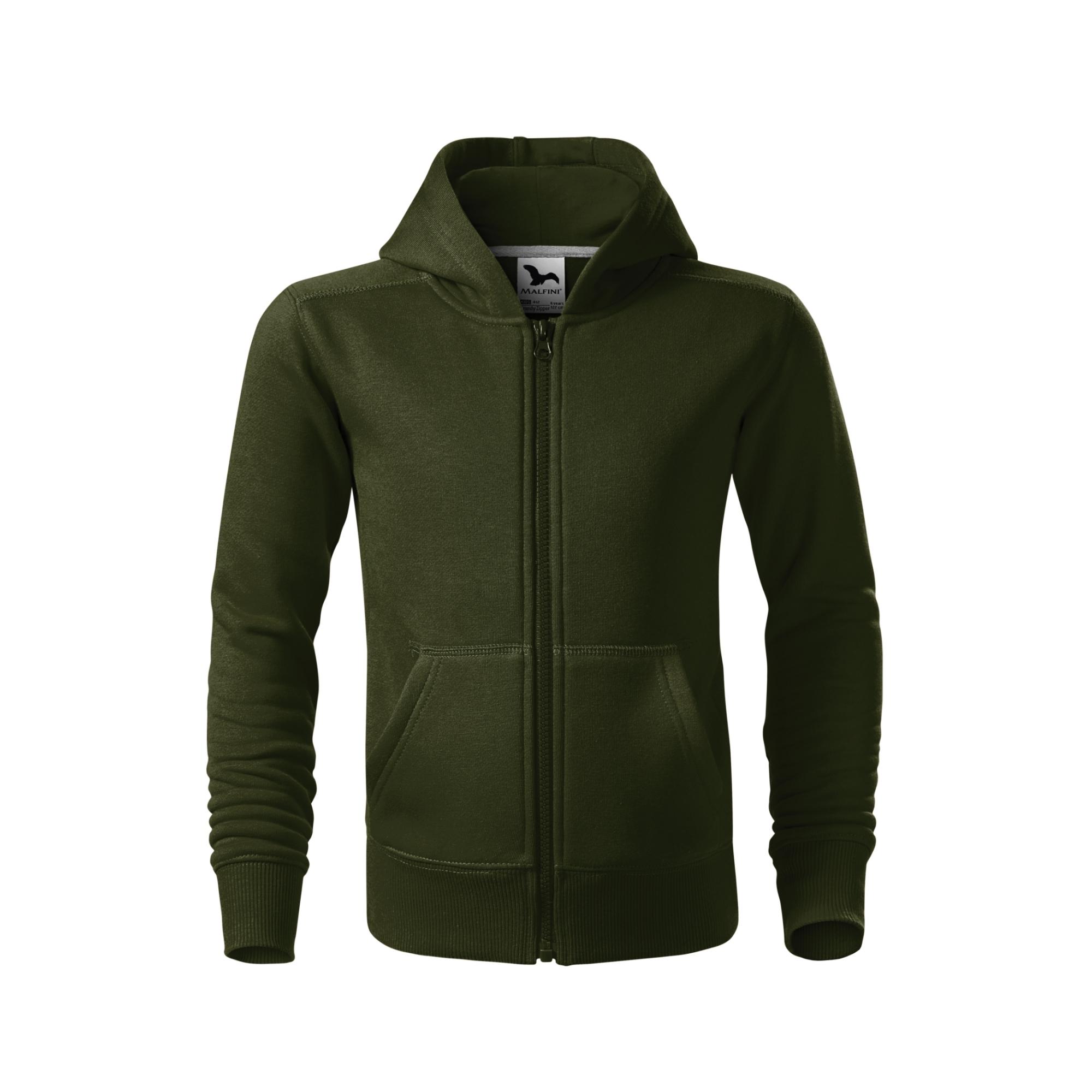 Hanorac pentru copii Trendy Zipper 412 Military 6 ani