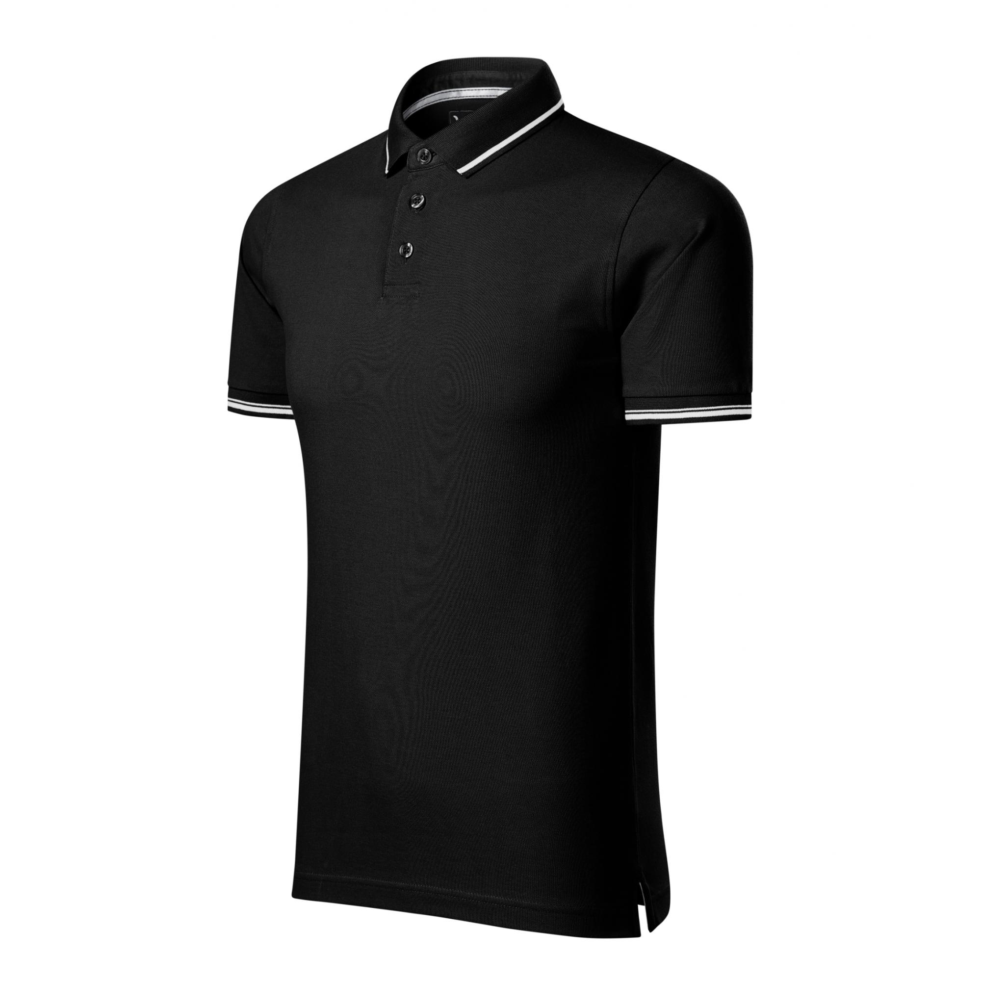 Tricou polo pentru bărbaţi Perfection plain 251 Negru