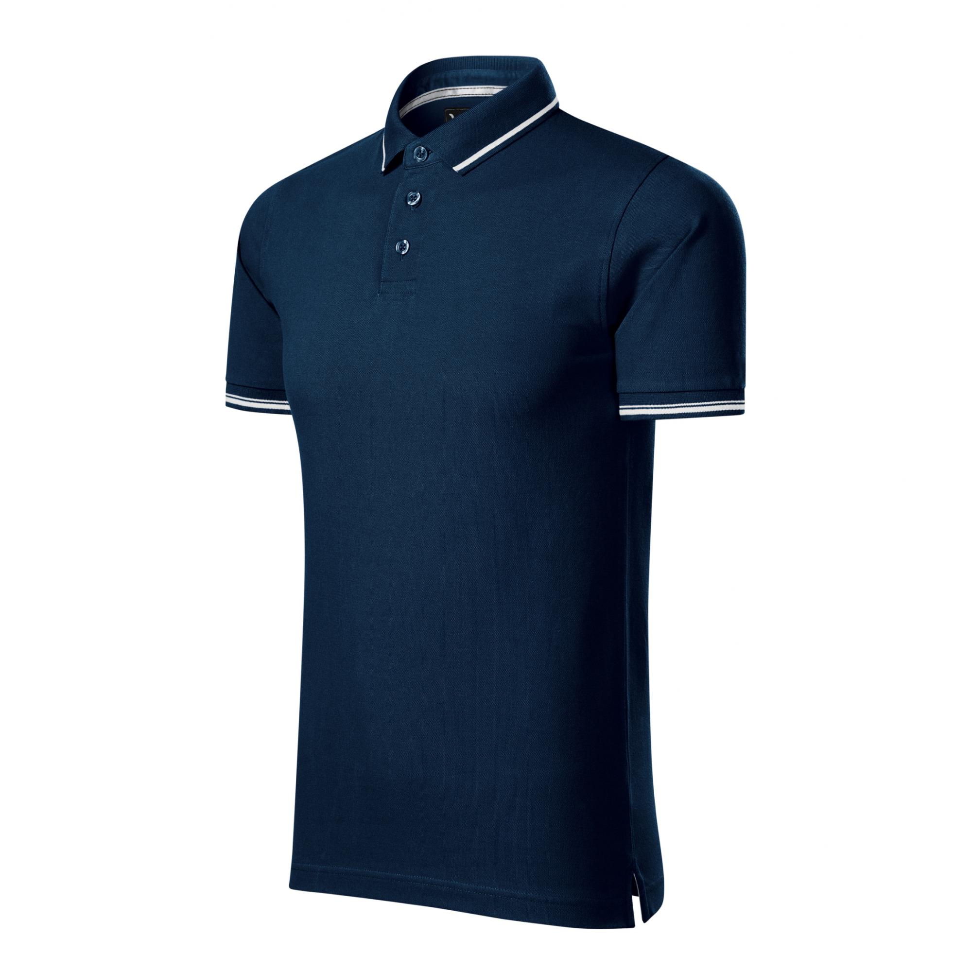 Tricou polo pentru bărbaţi Perfection plain 251 Albastru marin XL