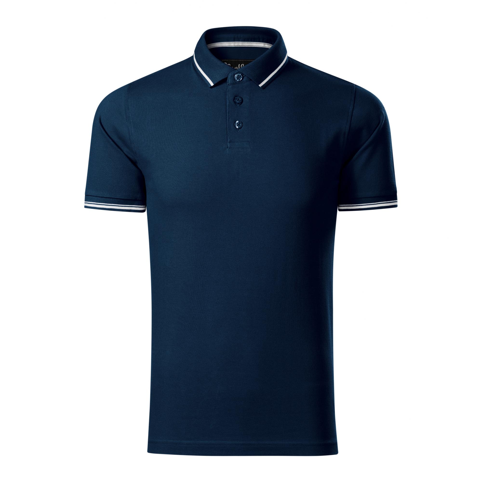 Tricou polo pentru bărbaţi Perfection plain 251 Albastru marin XXL