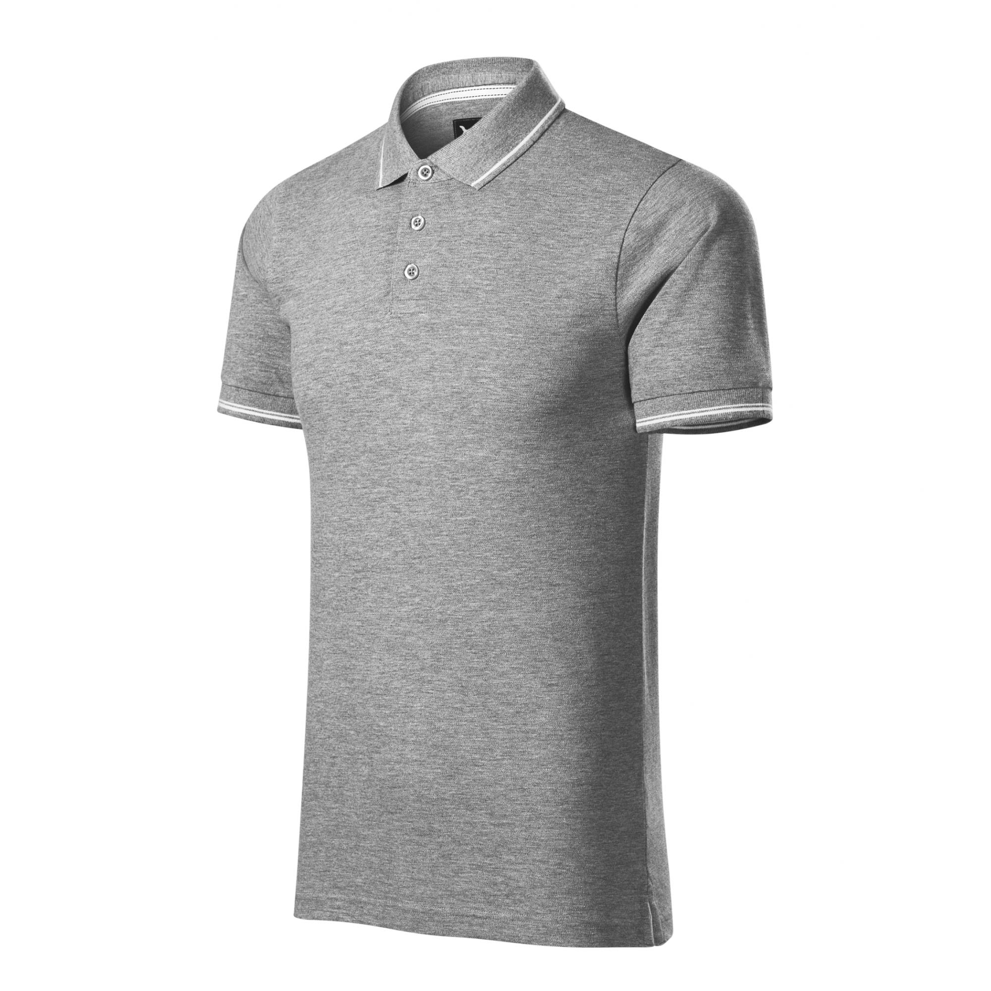 Tricou polo pentru bărbaţi Perfection plain 251 Gri închis