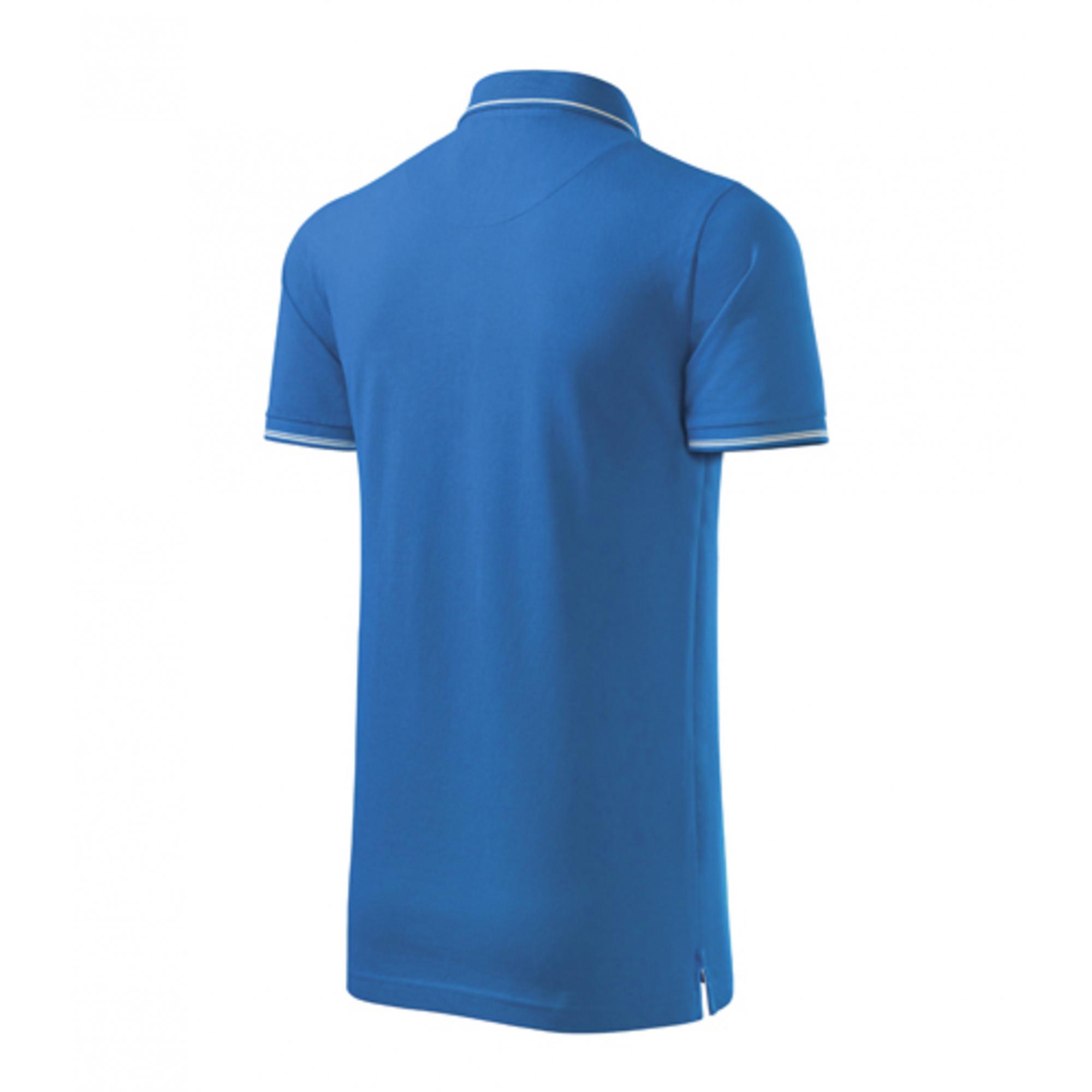 Tricou polo pentru bărbaţi Perfection plain 251 Snorkel blue XXL