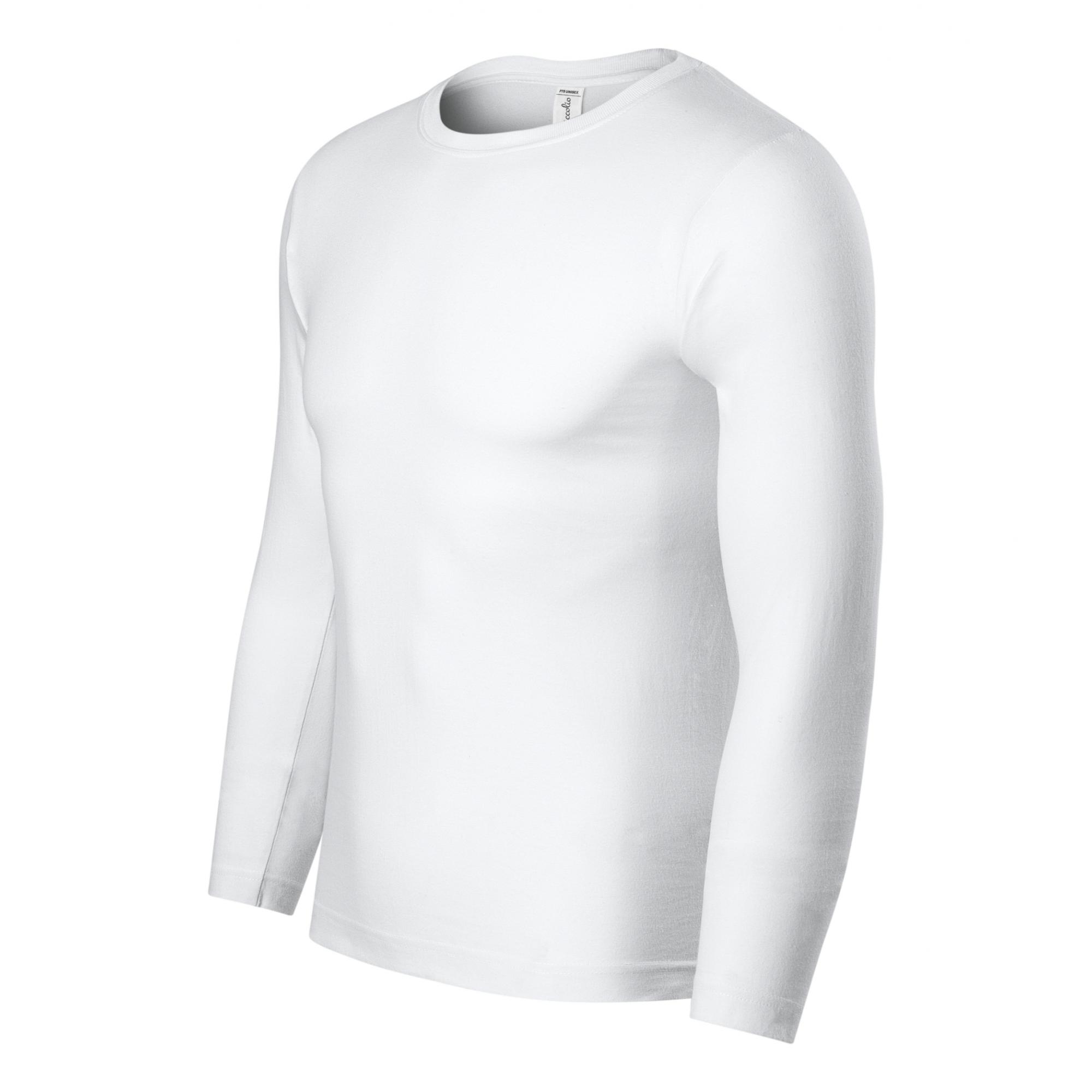 Tricou unisex Progress LS P75 Alb