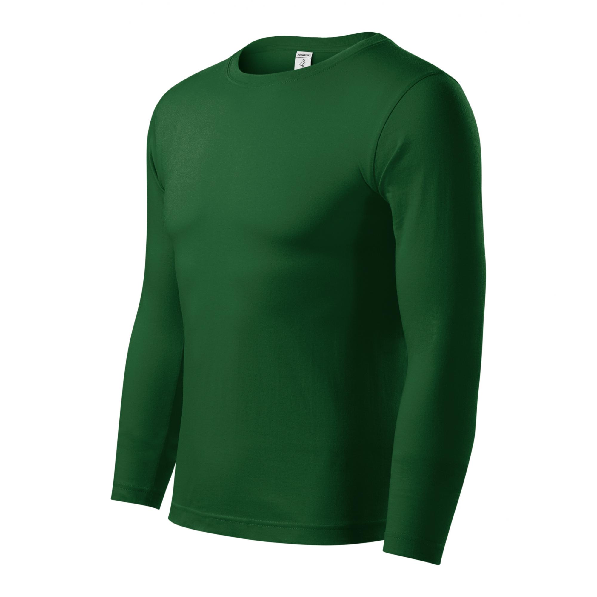 Tricou unisex Progress LS P75 Verde sticla