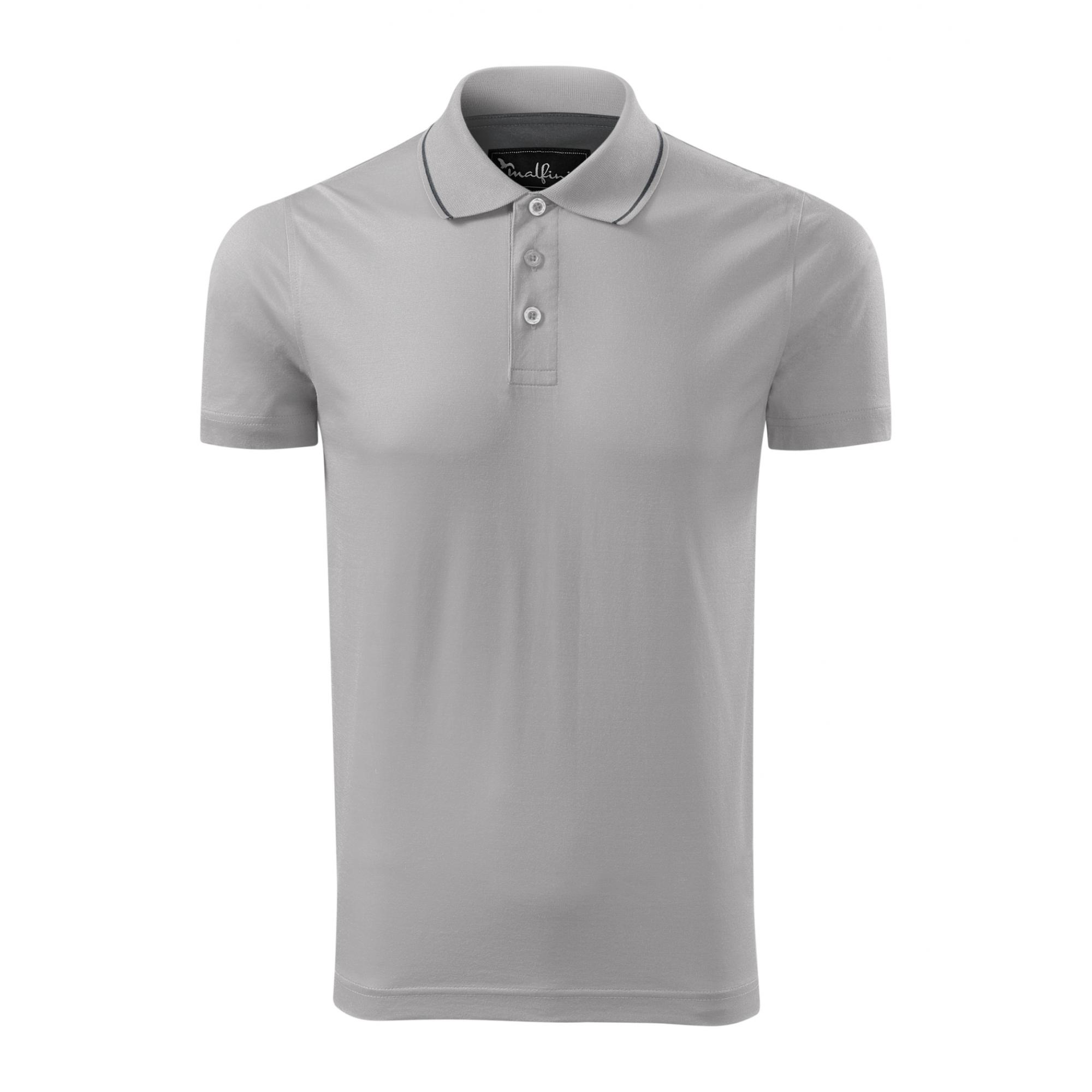 Tricou polo pentru bărbaţi Grand 259 Silver gray 3XL