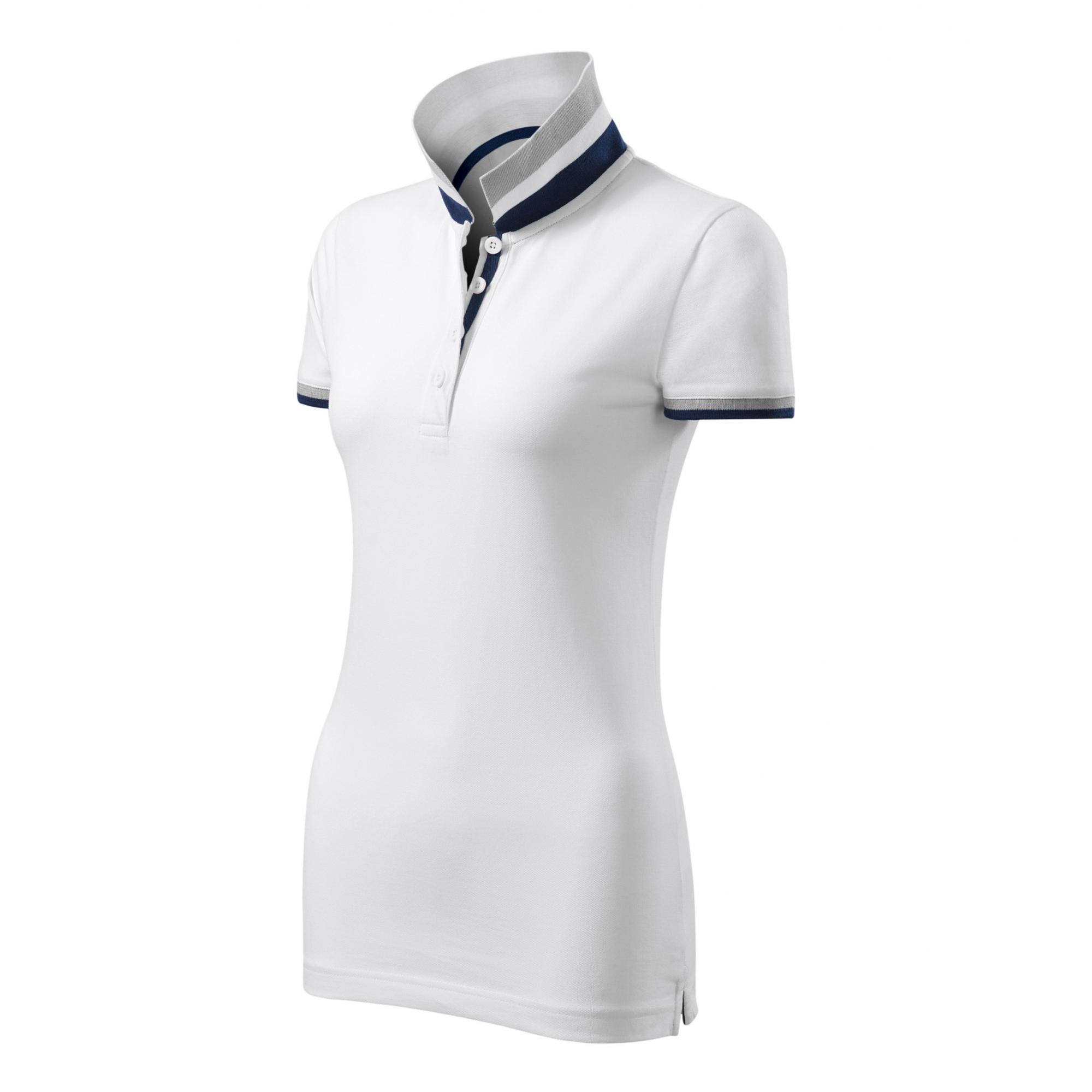 Tricou polo pentru damă Collar Up 257 Alb