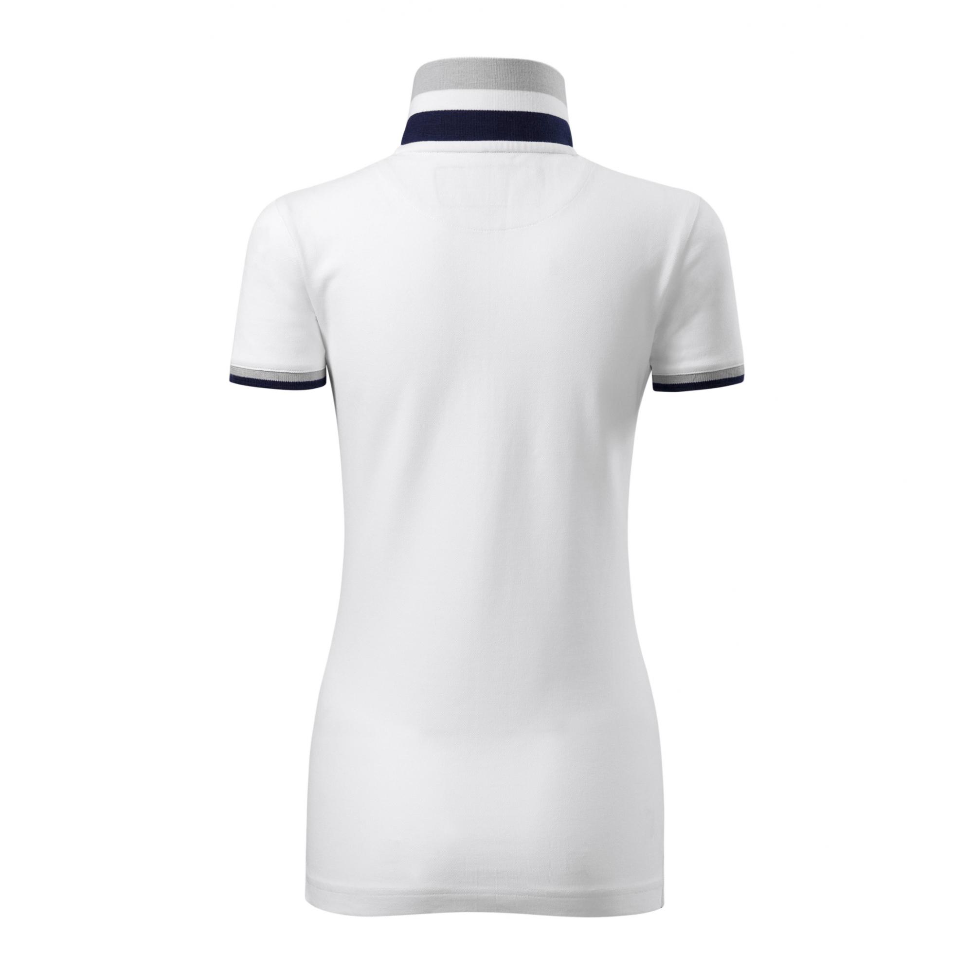 Tricou polo pentru damă Collar Up 257 Alb L