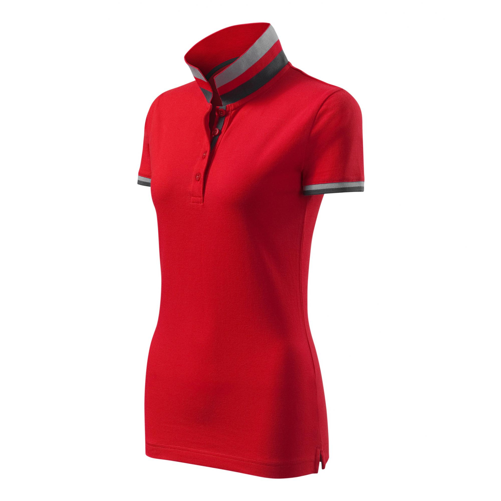 Tricou polo pentru damă Collar Up 257 Formula red XS