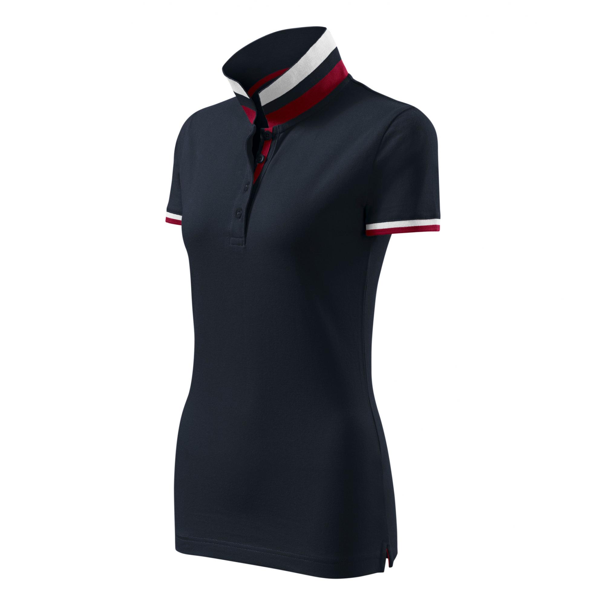 Tricou polo pentru damă Collar Up 257 Dark navy