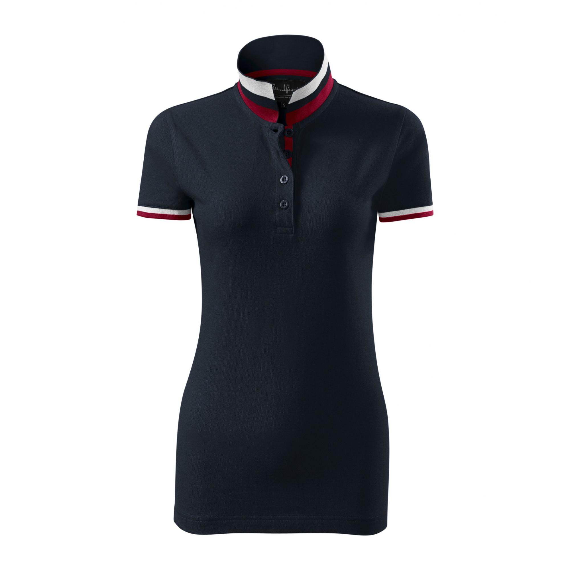 Tricou polo pentru damă Collar Up 257 Dark navy XS