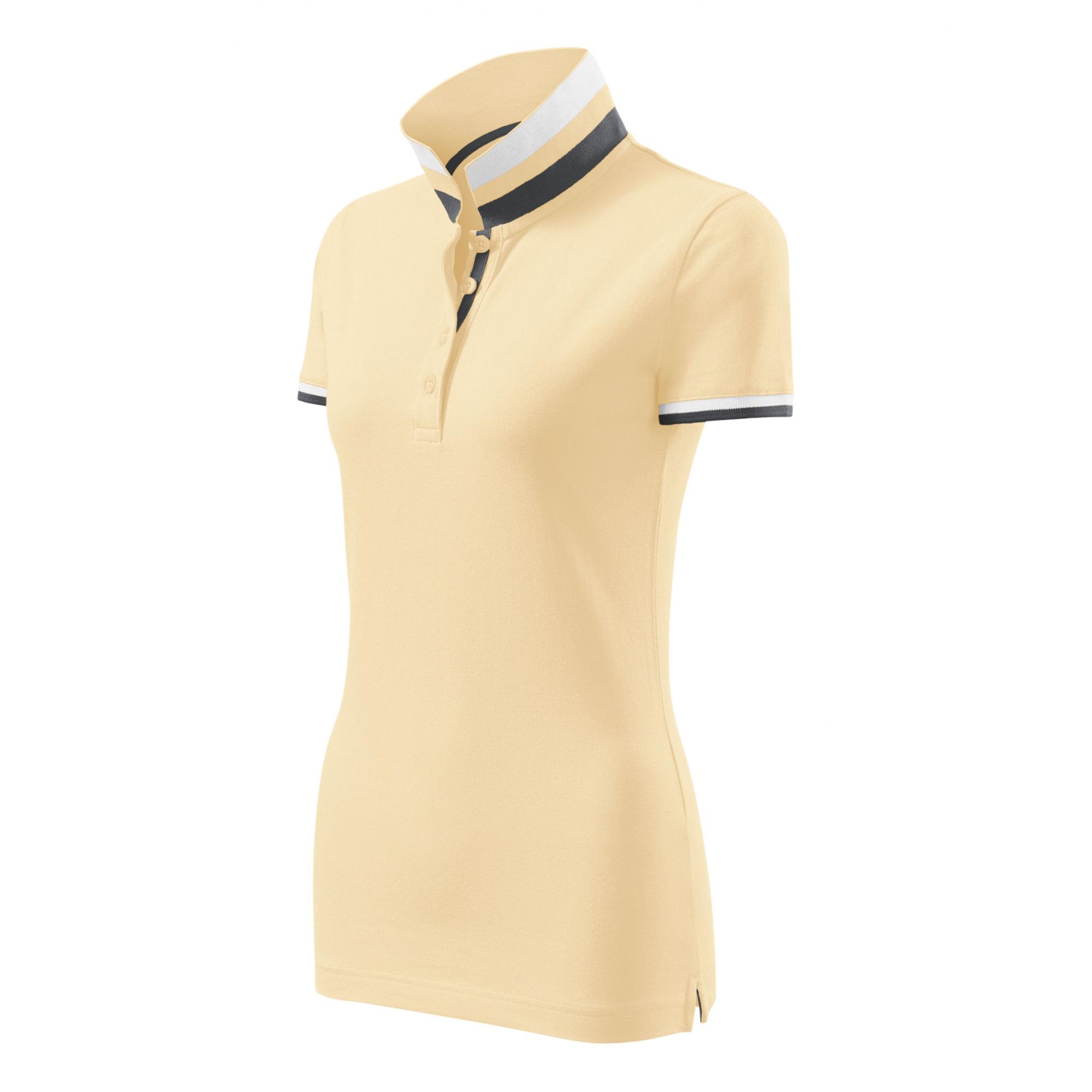 Tricou polo pentru damă Collar Up 257 Bourbon vanilla