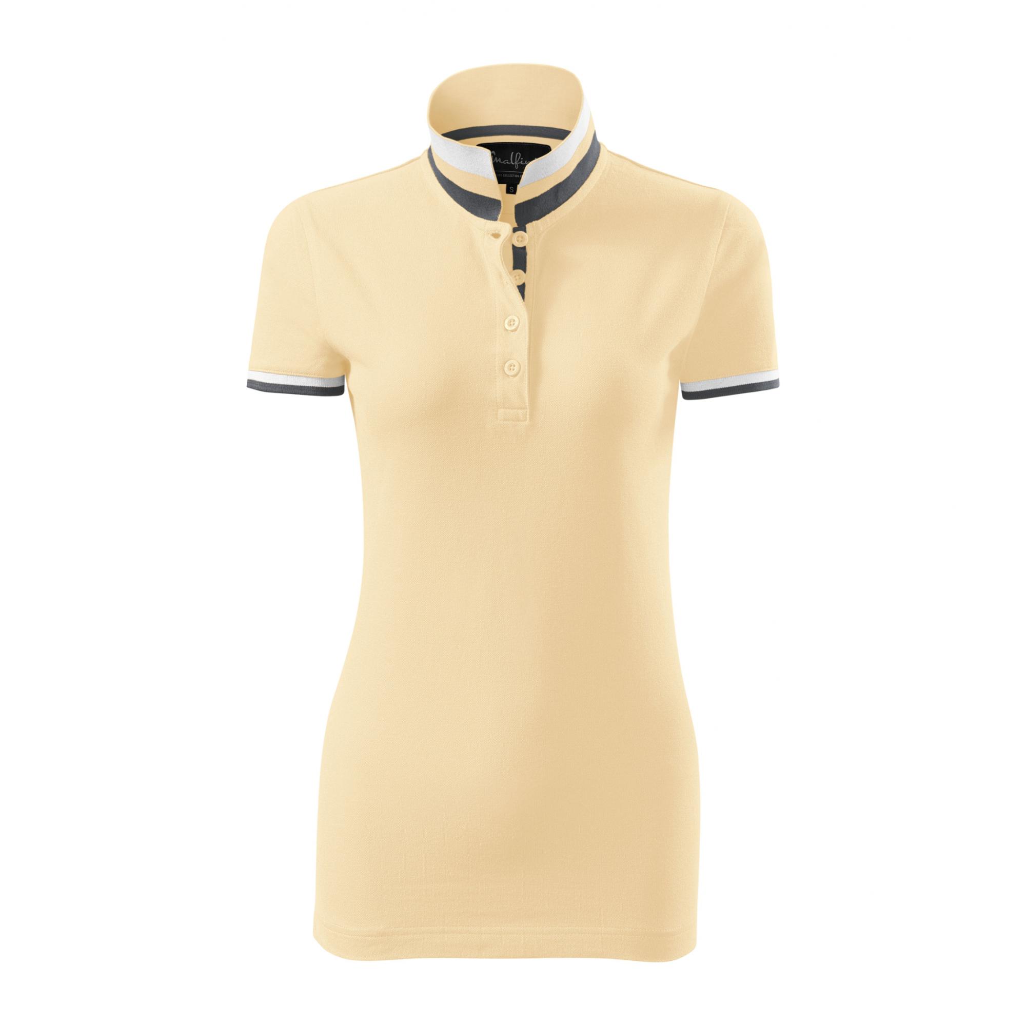 Tricou polo pentru damă Collar Up 257 Bourbon vanilla S