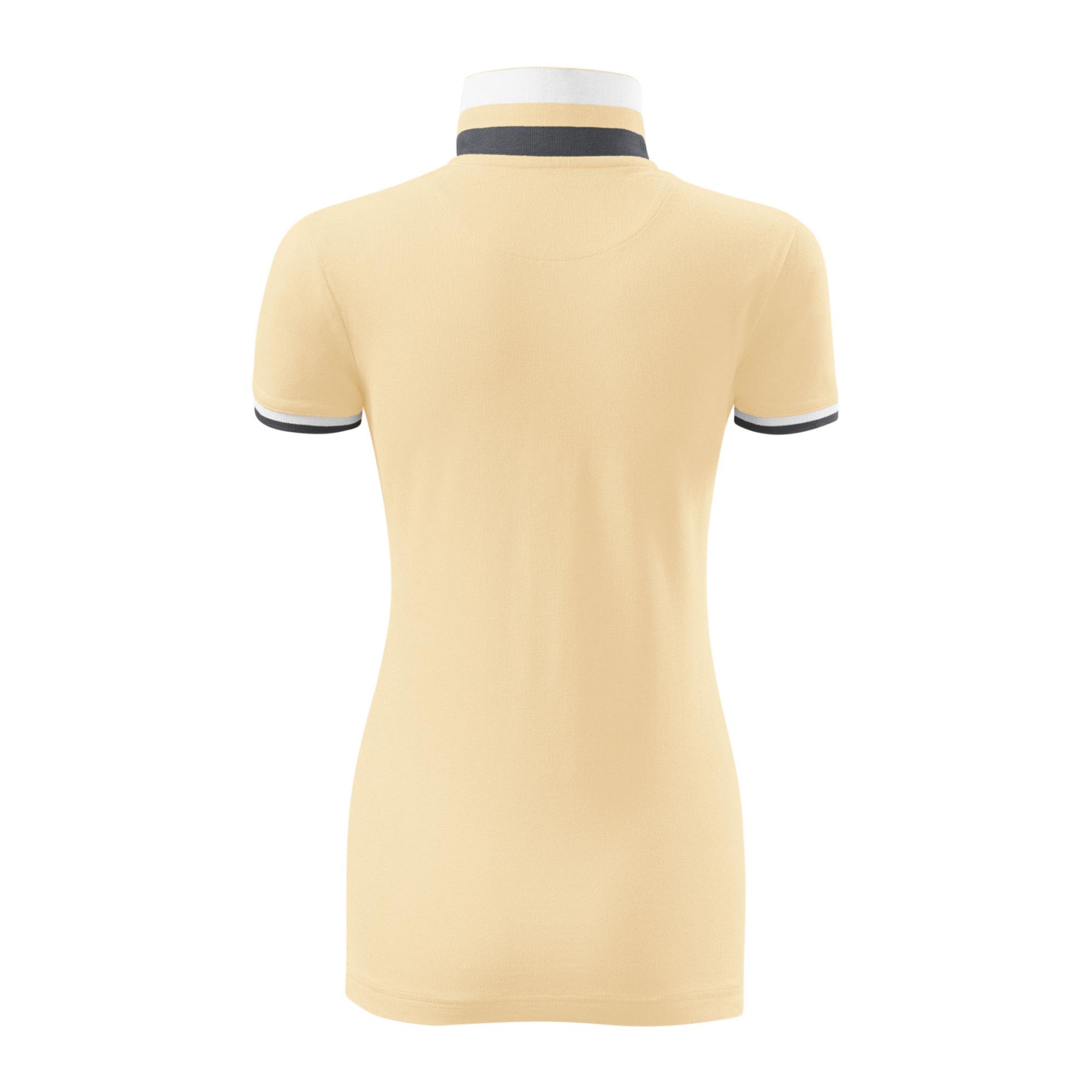 Tricou polo pentru damă Collar Up 257 Bourbon vanilla S