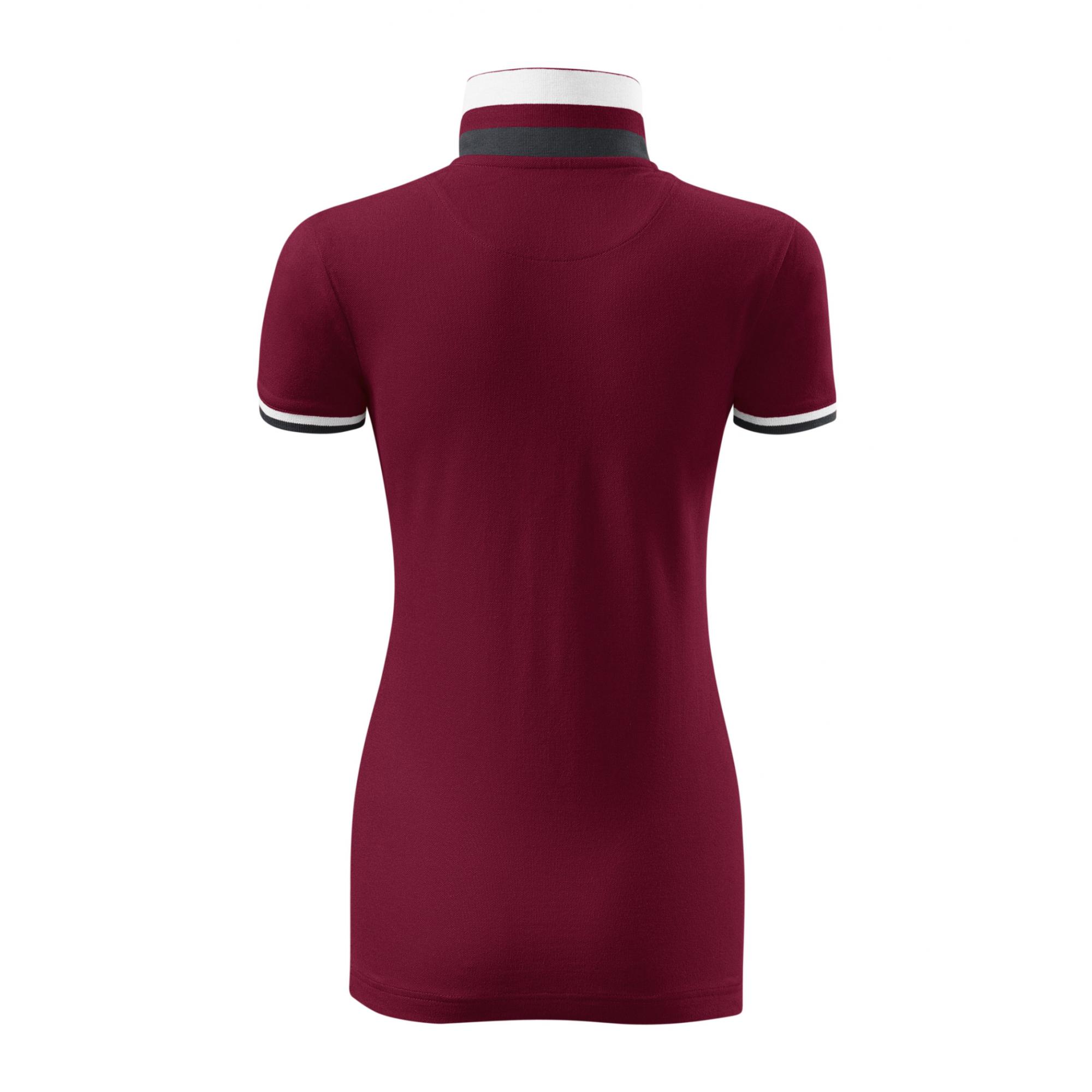 Tricou polo pentru damă Collar Up 257 Garnet XXL