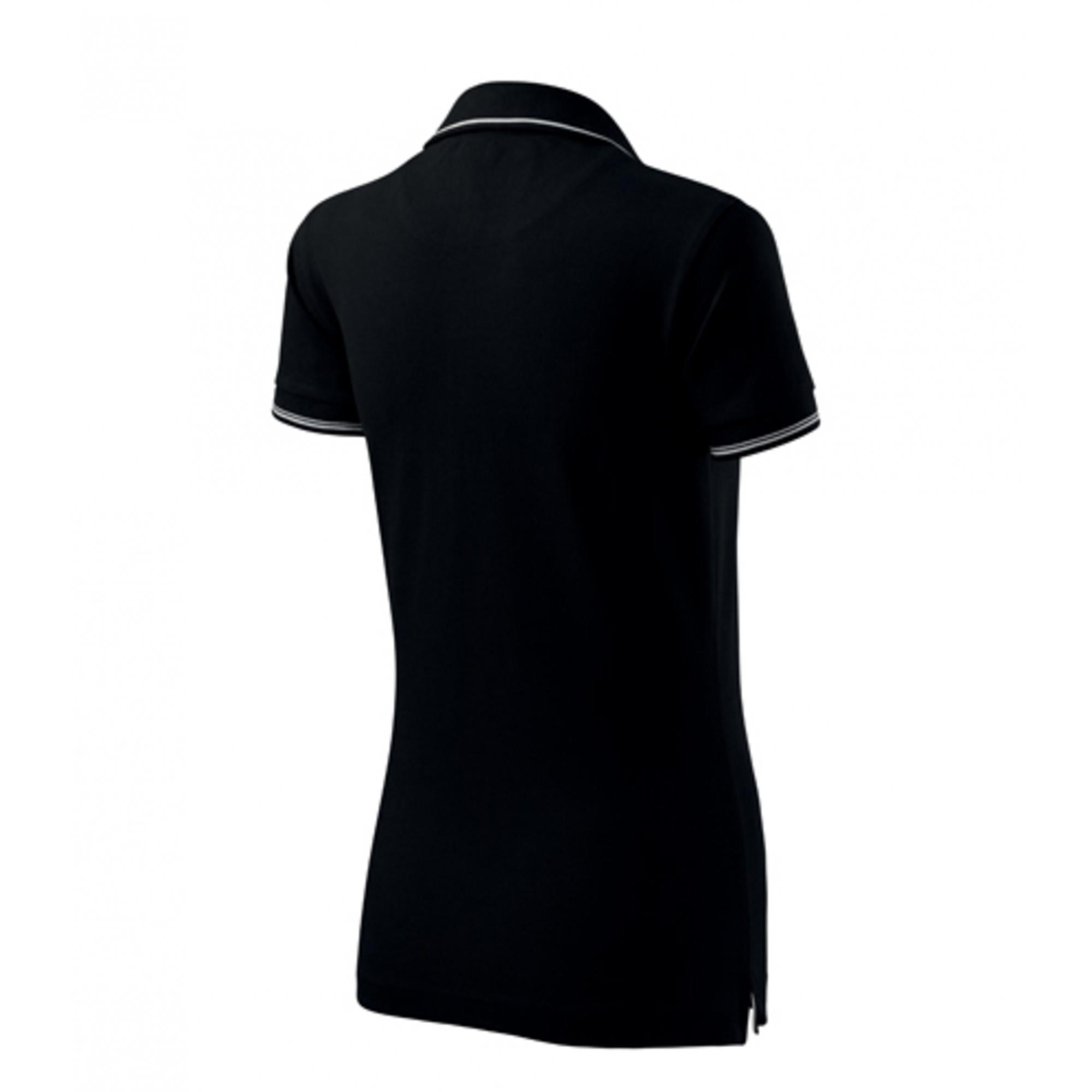 Tricou polo pentru damă Perfection plain 253 Negru XXL