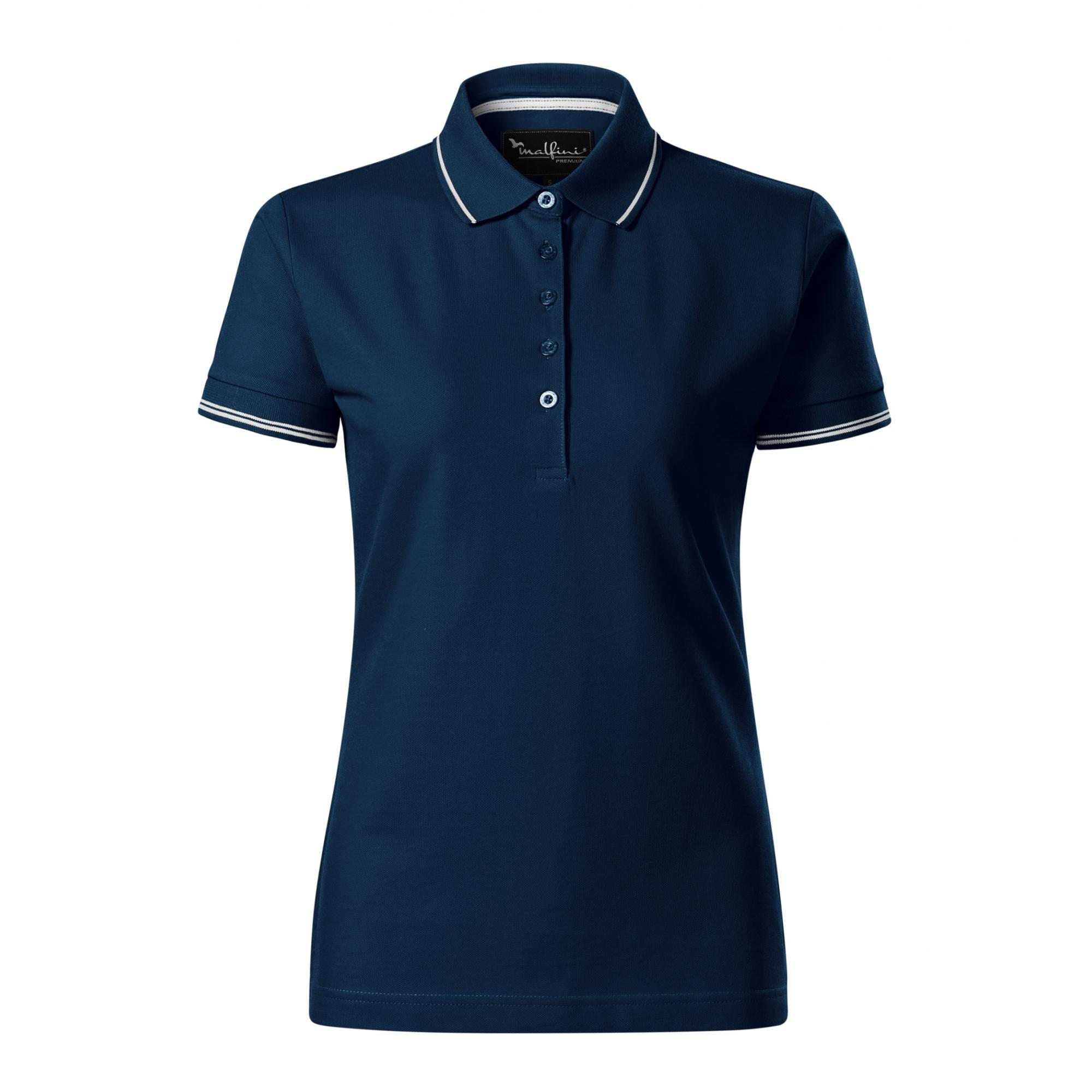 Tricou polo pentru damă Perfection plain 253 Albastru marin XXL