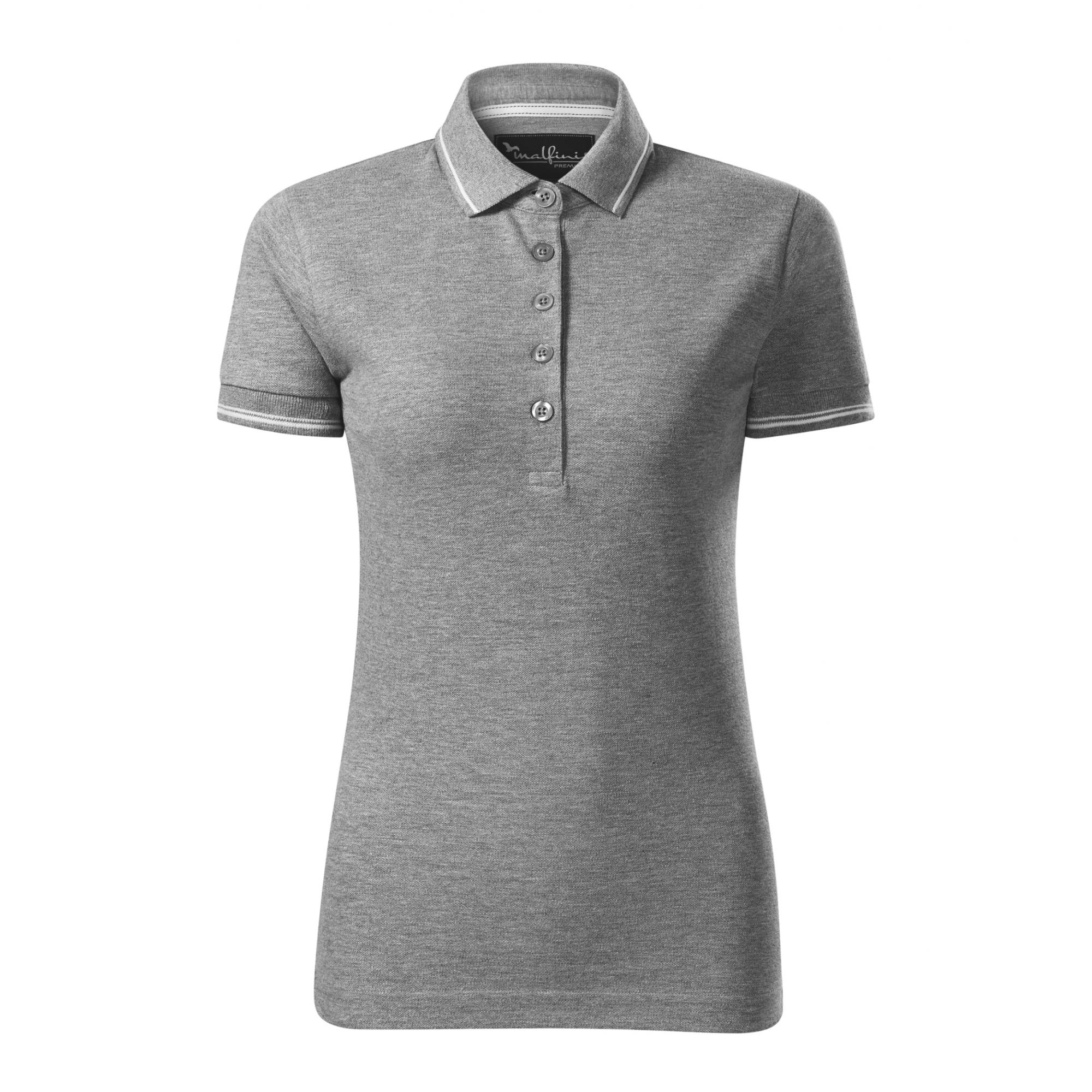 Tricou polo pentru damă Perfection plain 253 Gri inchis L