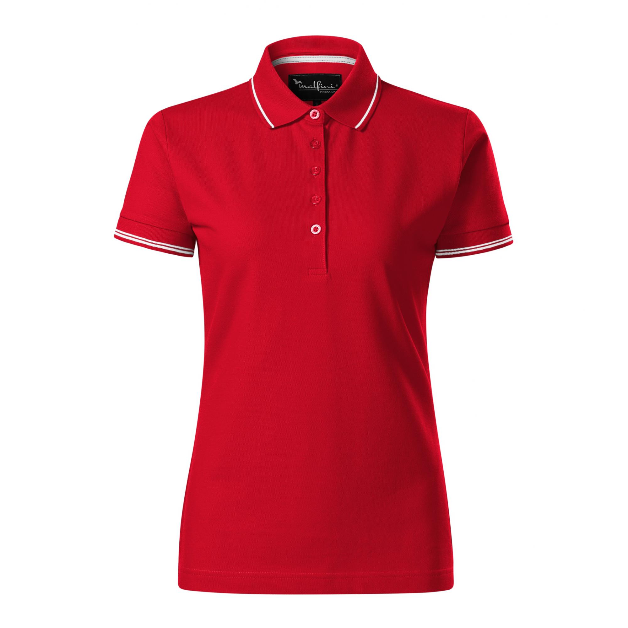Tricou polo pentru damă Perfection plain 253 Formula red M