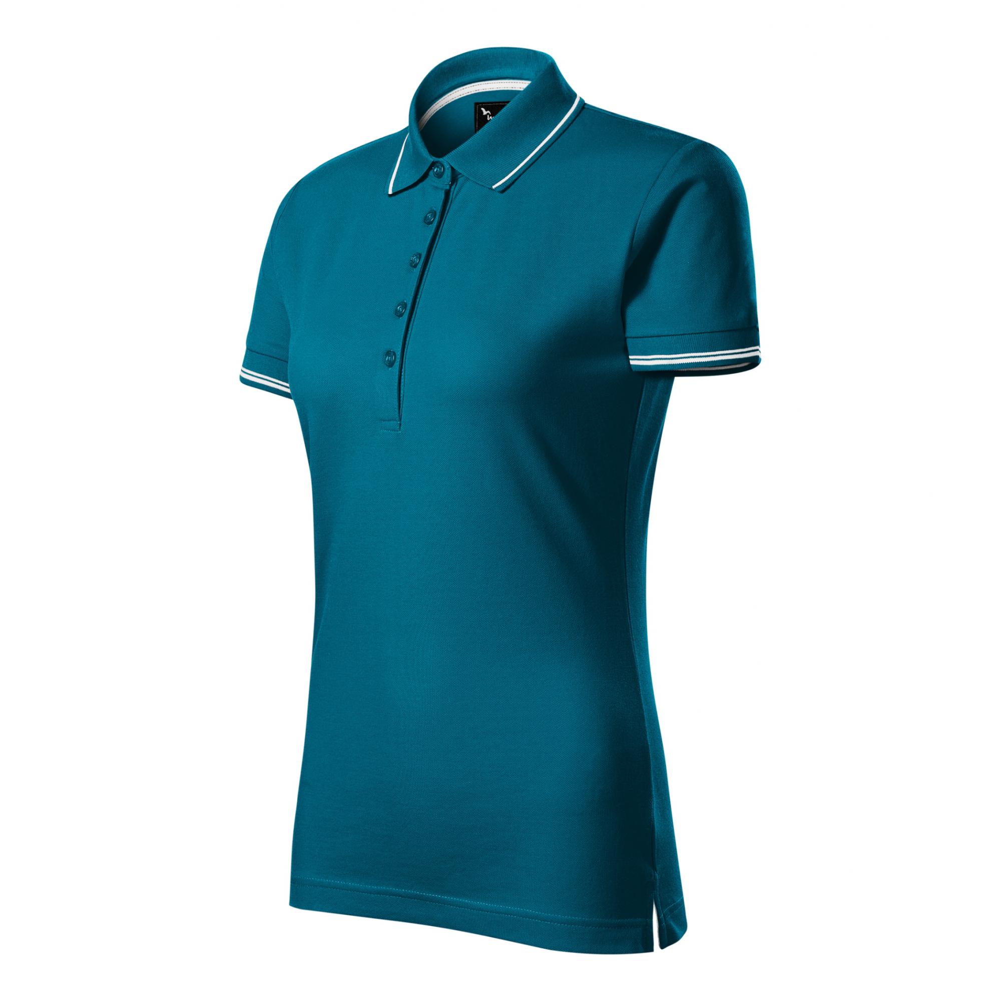 Tricou polo pentru damă Perfection plain 253 Albastru petrol
