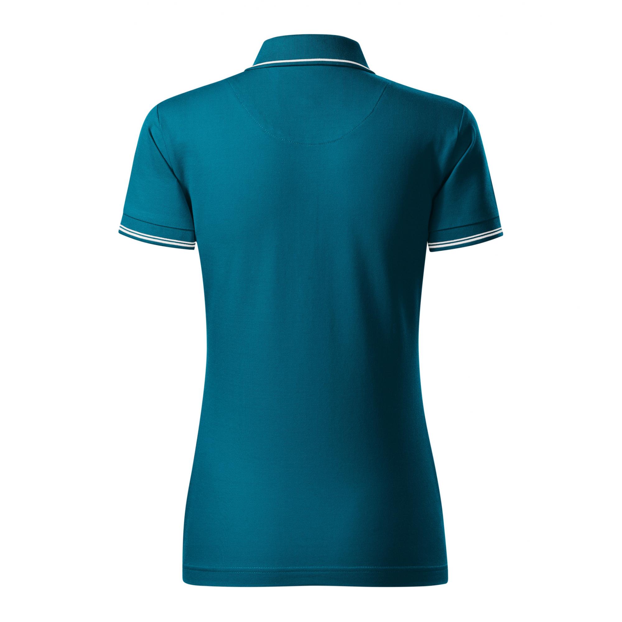 Tricou polo pentru damă Perfection plain 253 Albastru petrol L