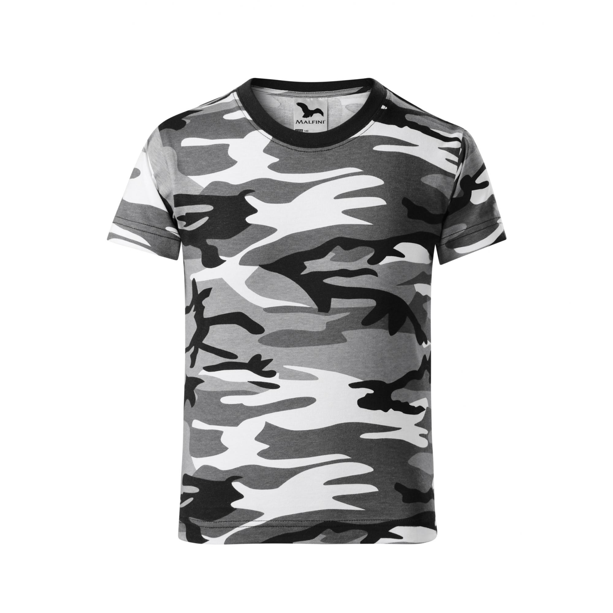 Tricou pentru copii Camouflage 149 Camuflaj gri 6ani