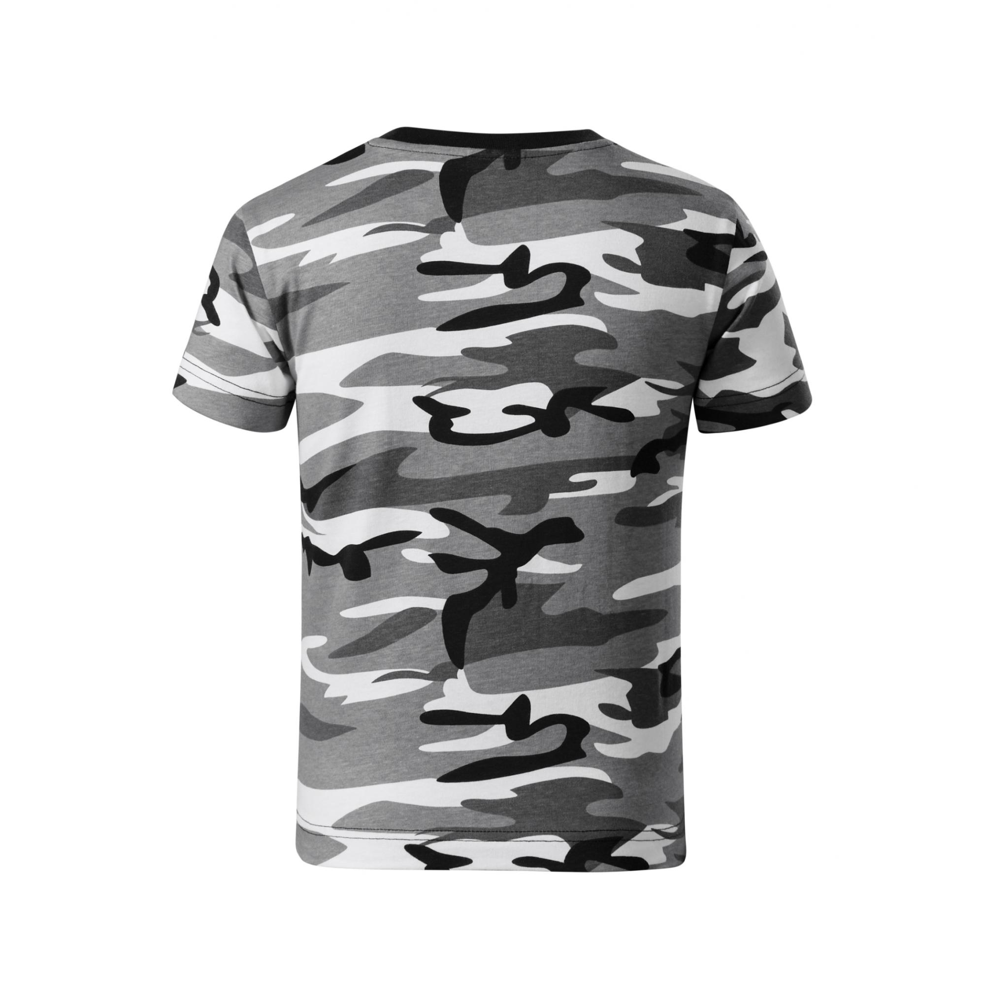 Tricou pentru copii Camouflage 149 Camuflaj gri 6ani