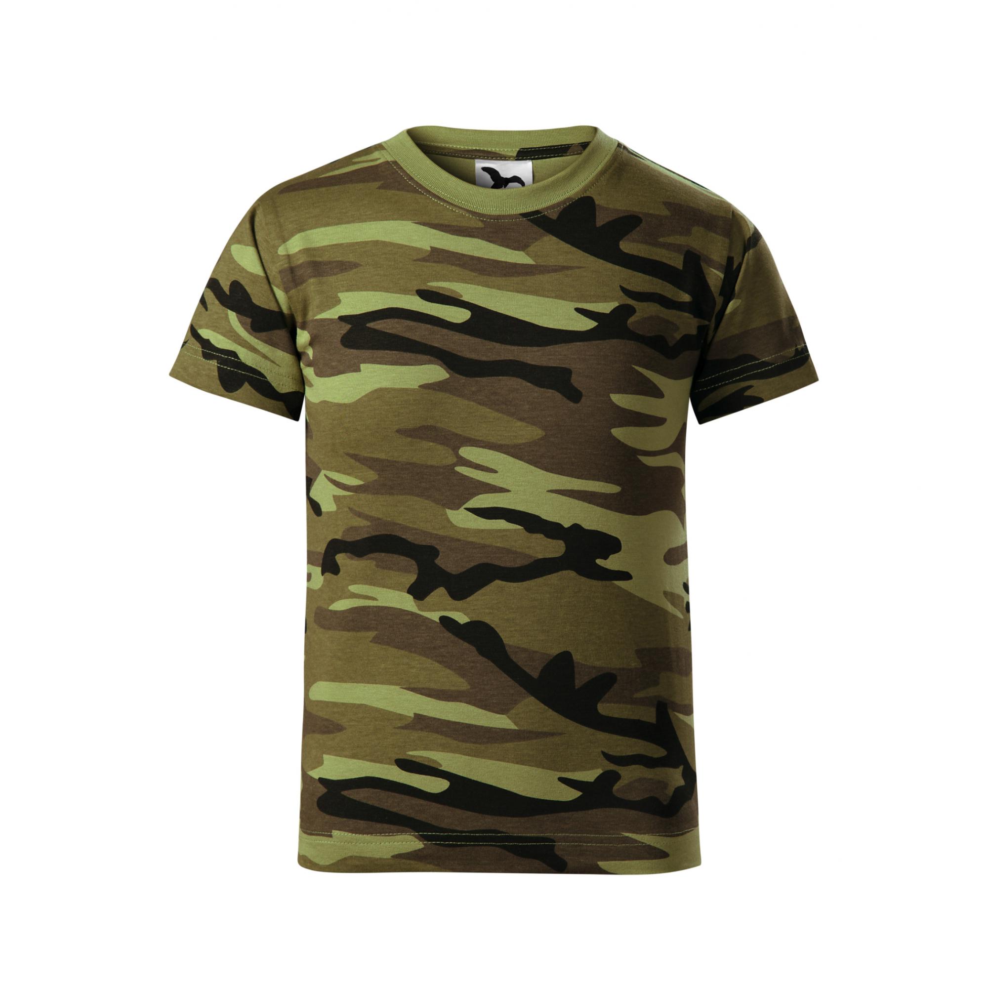 Tricou pentru copii Camouflage 149 Camuflaj verde 10ani