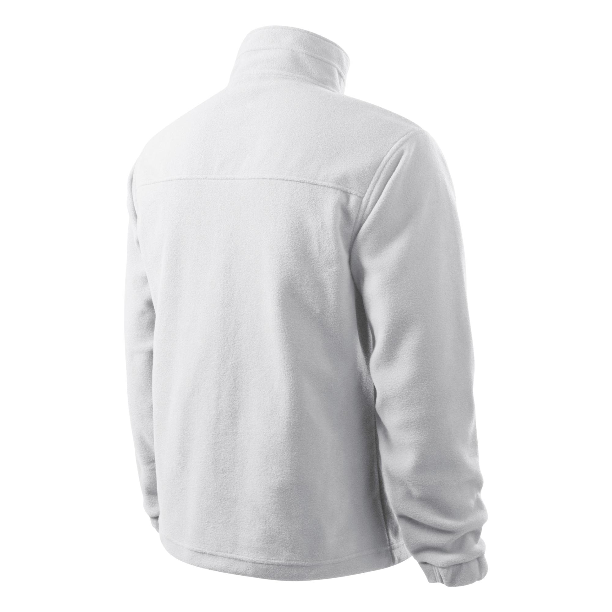 Jachetă fleece pentru bărbaţi Jacket 501 Alb XXL
