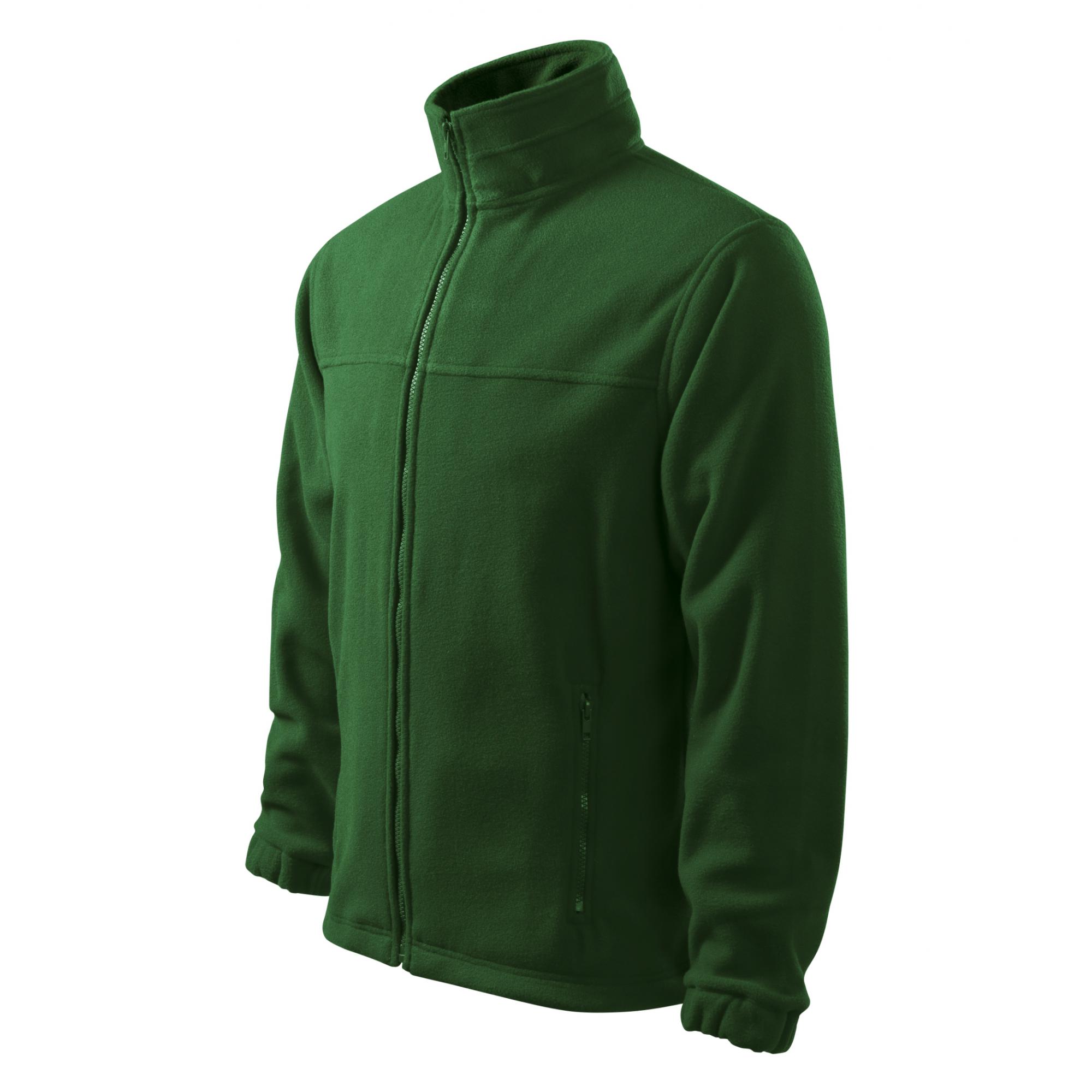 Jachetă fleece pentru bărbaţi Jacket 501 Verde sticla L