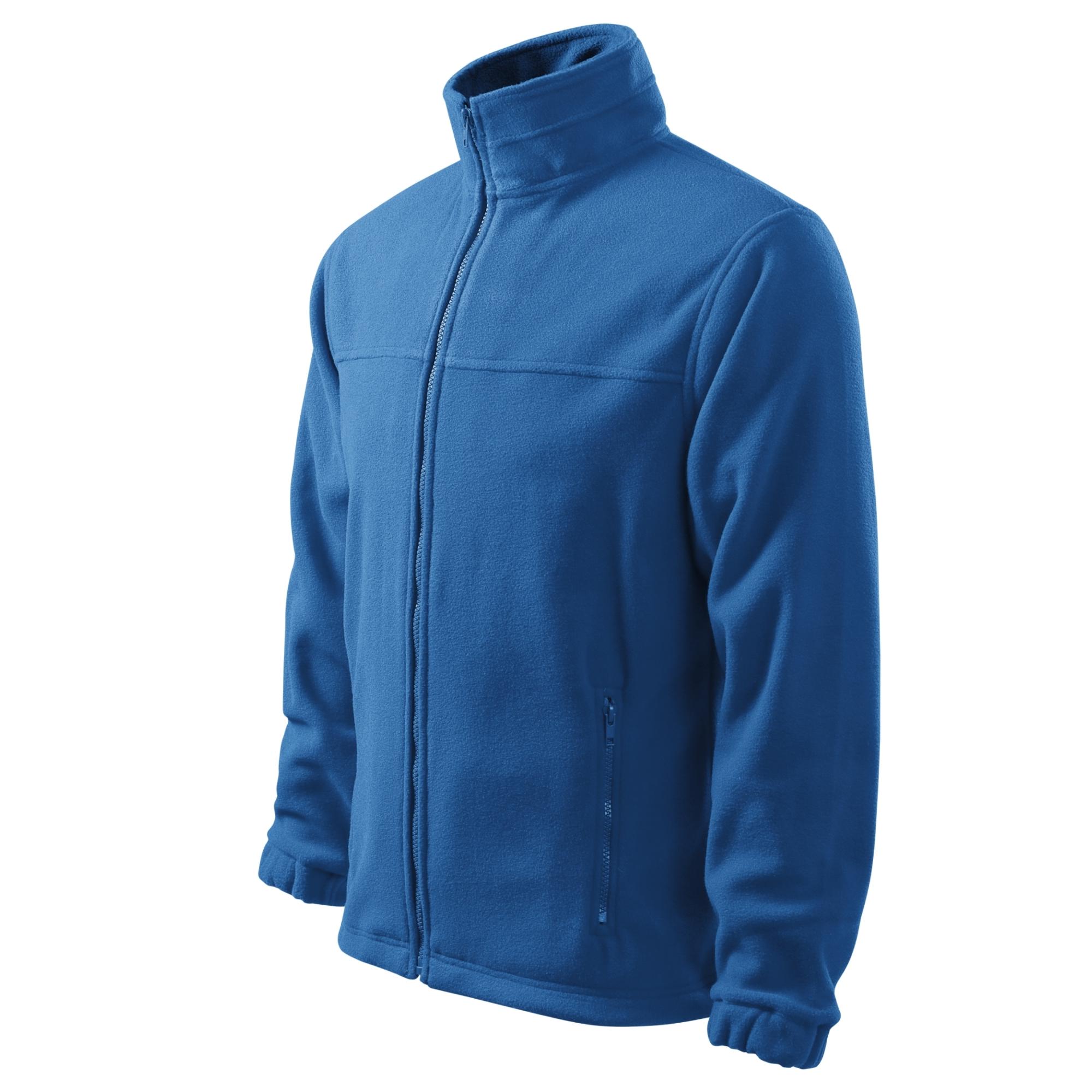 Jachetă fleece pentru bărbaţi Jacket 501 Albastru azuriu S