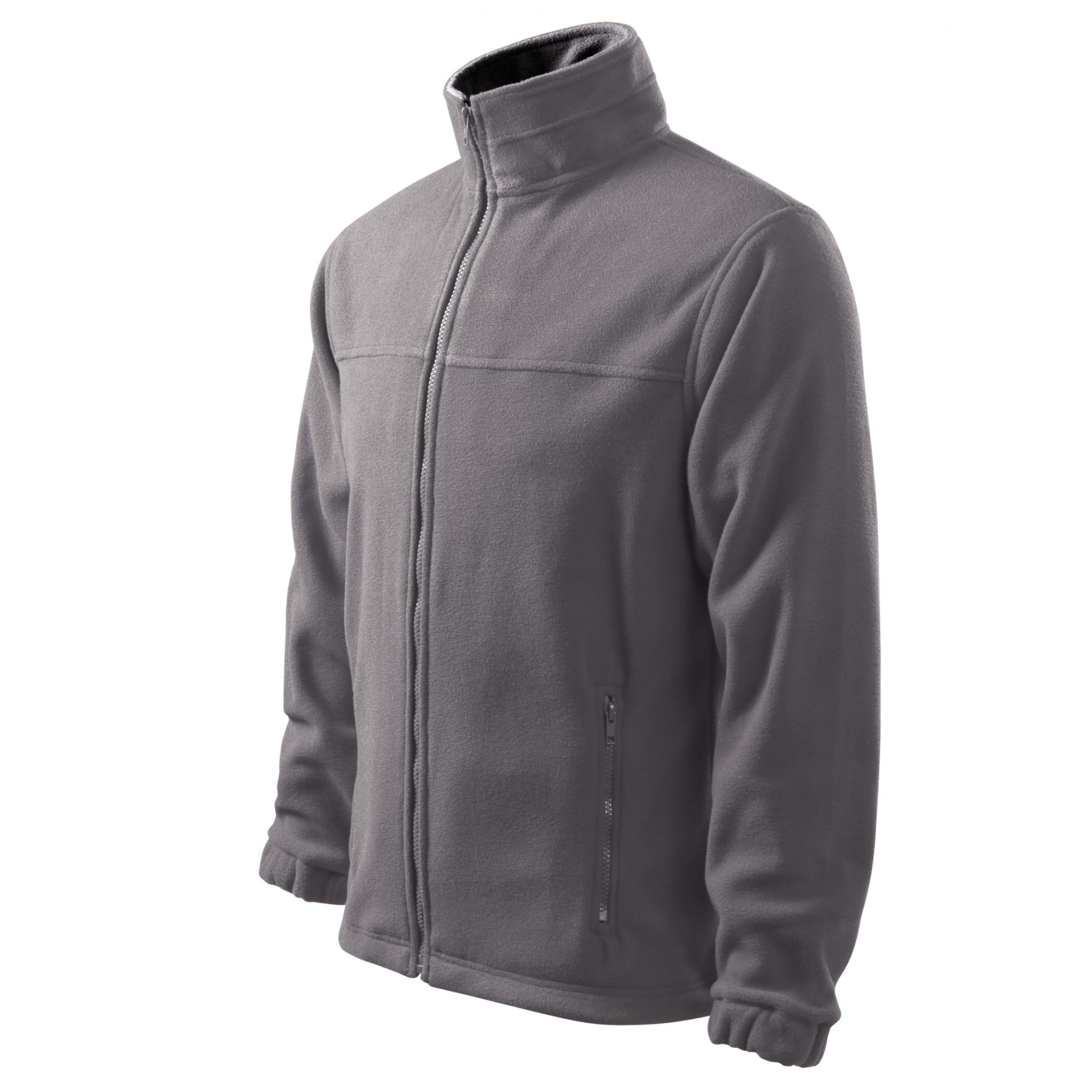 Jachetă fleece pentru bărbaţi Jacket 501 Gri metalic XXL
