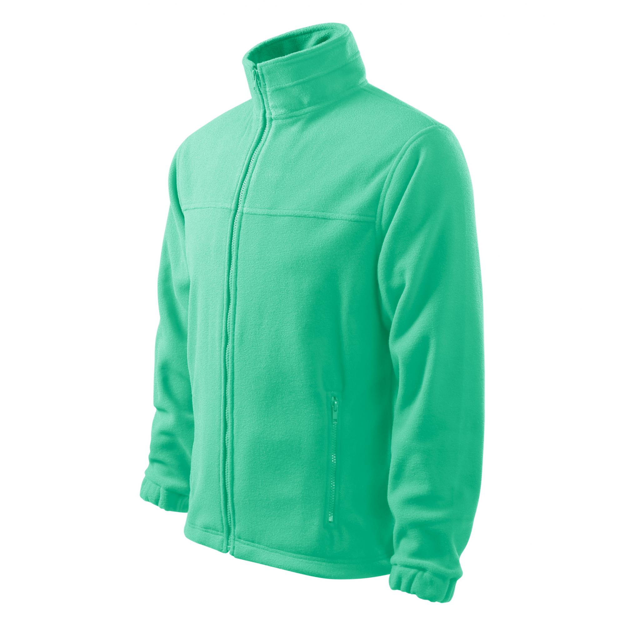 Jachetă fleece pentru bărbaţi Jacket 501 Verde menta 3XL